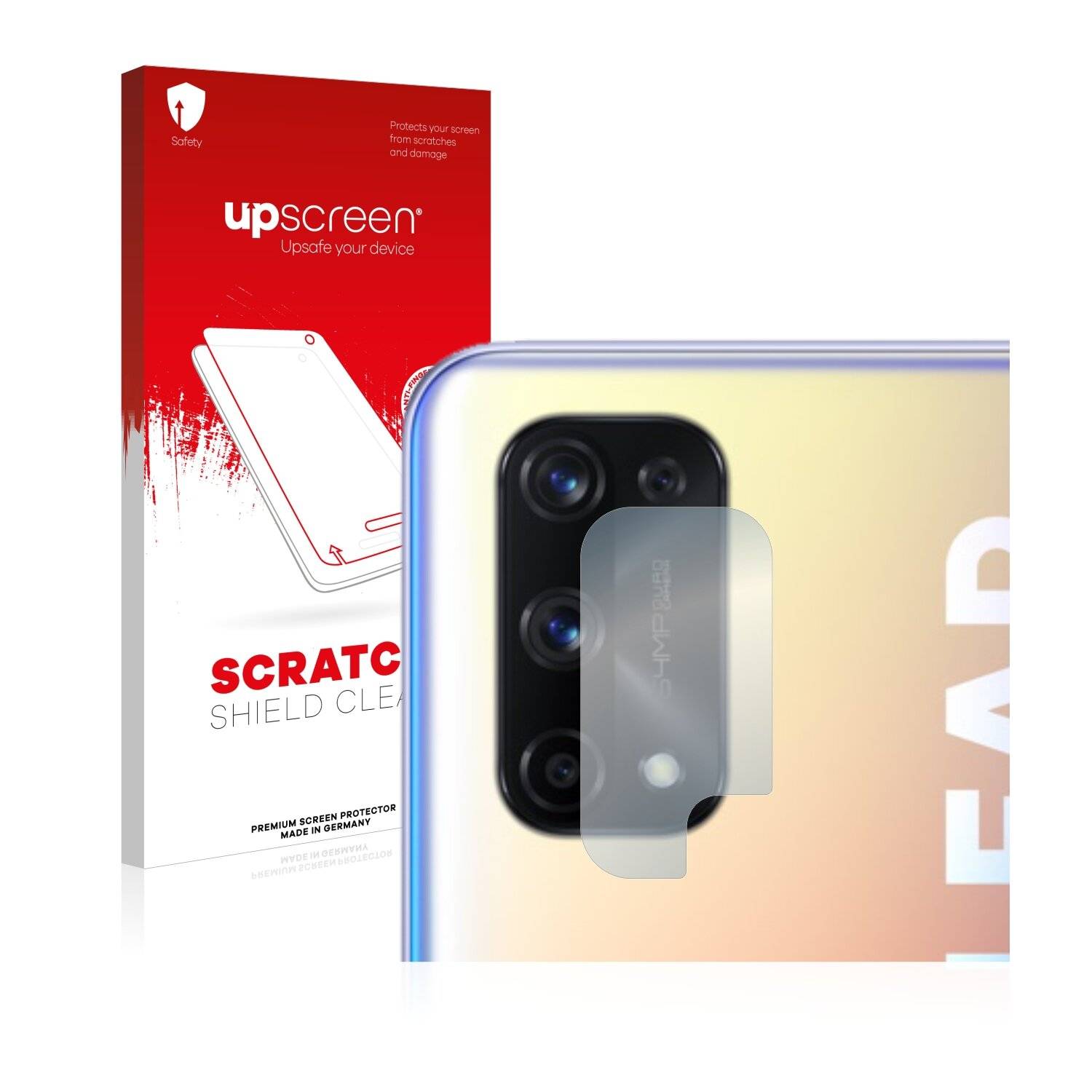 upscreen Scratch Shield Clear Premium Displayschutzfolie für Realme X7 Pro (NUR