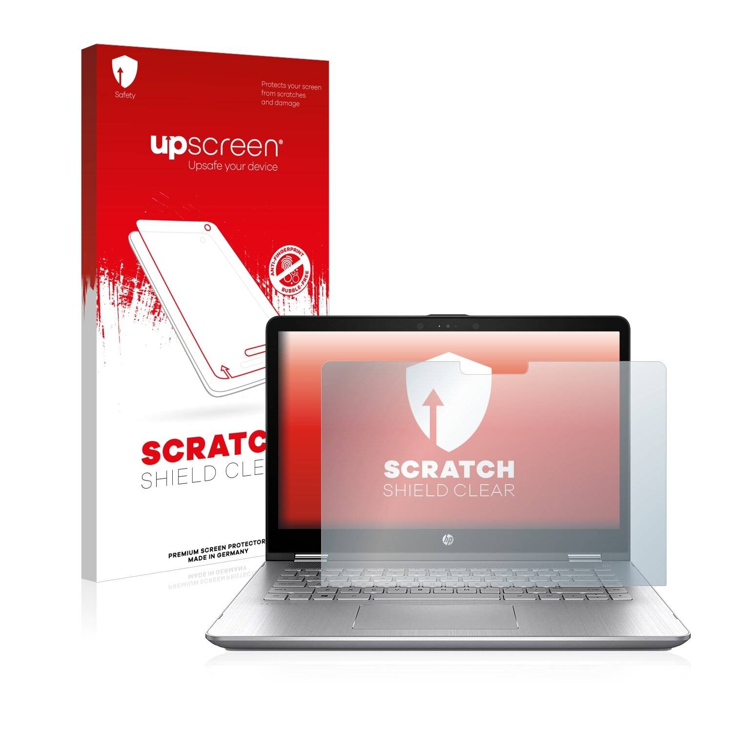 upscreen Scratch Shield Clear Premium Displayschutzfolie für HP Pavilion x360