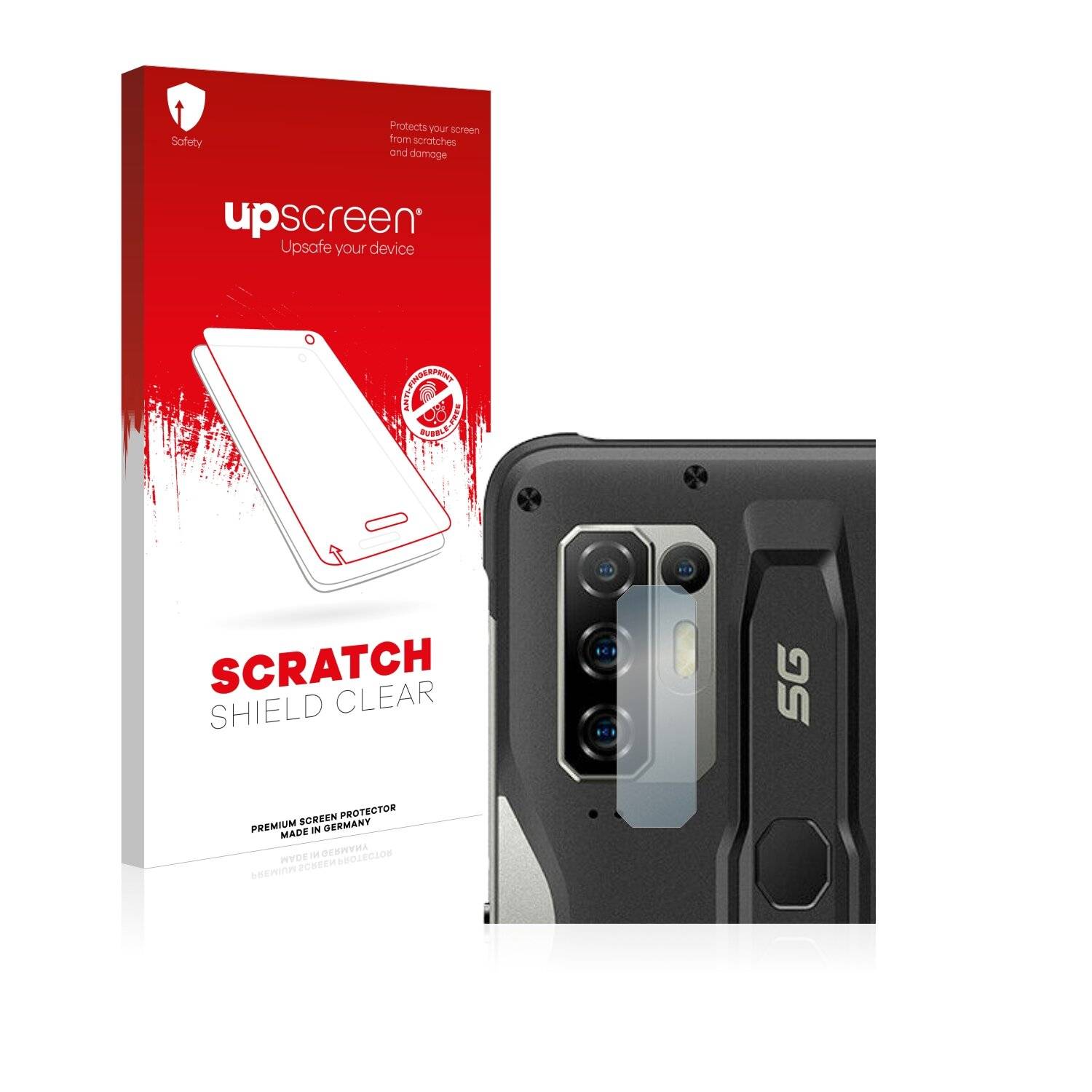 upscreen Scratch Shield Clear Premium Displayschutzfolie für Ulefone Armor 10 5G (NUR