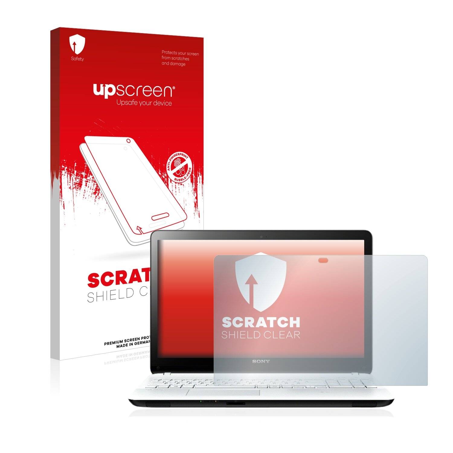 upscreen Scratch Shield Clear Premium Displayschutzfolie für Sony Vaio