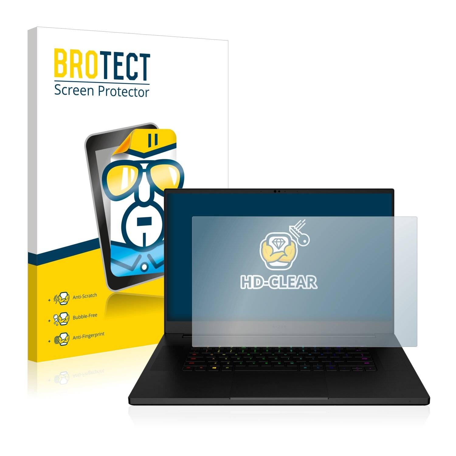BROTECT HD-Clear Displayschutzfolie für Razer Blade Pro