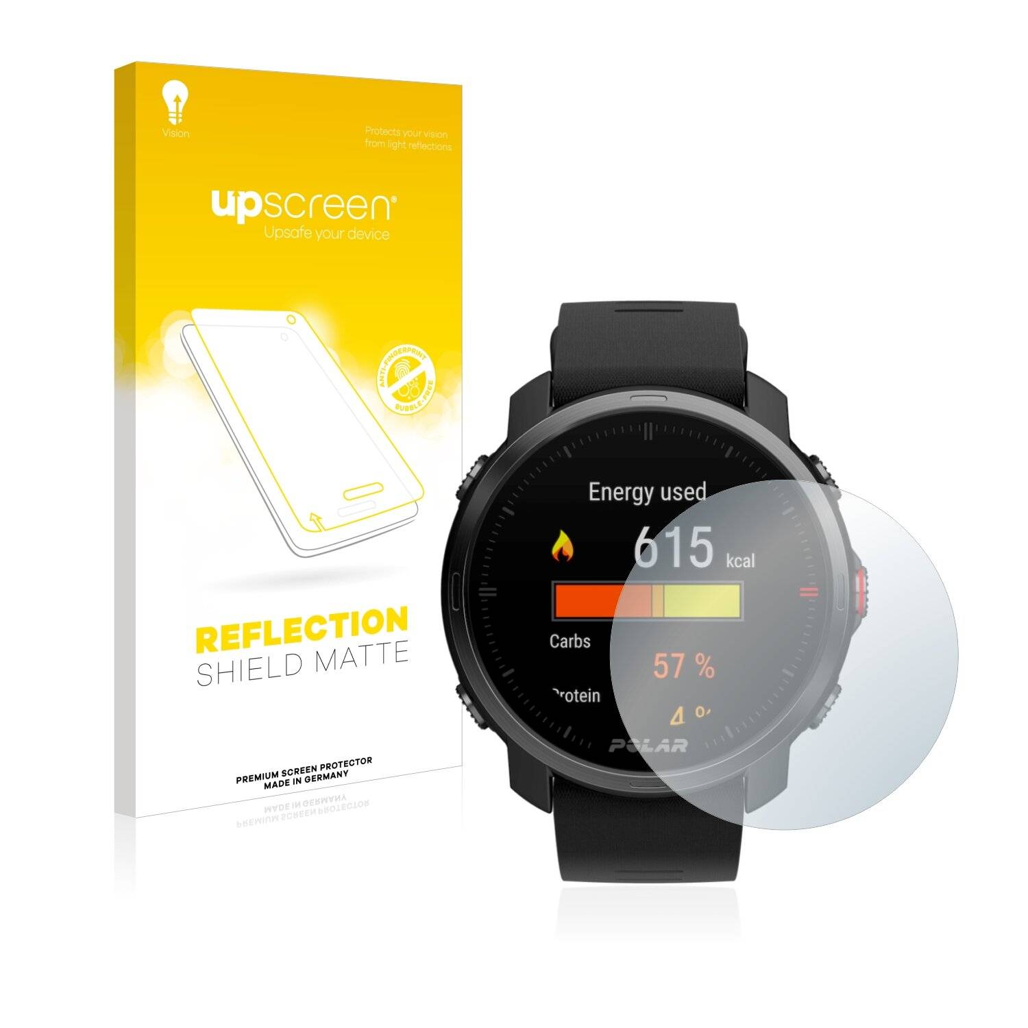 upscreen Reflection Shield Matte Premium Displayschutzfolie für Polar Grit