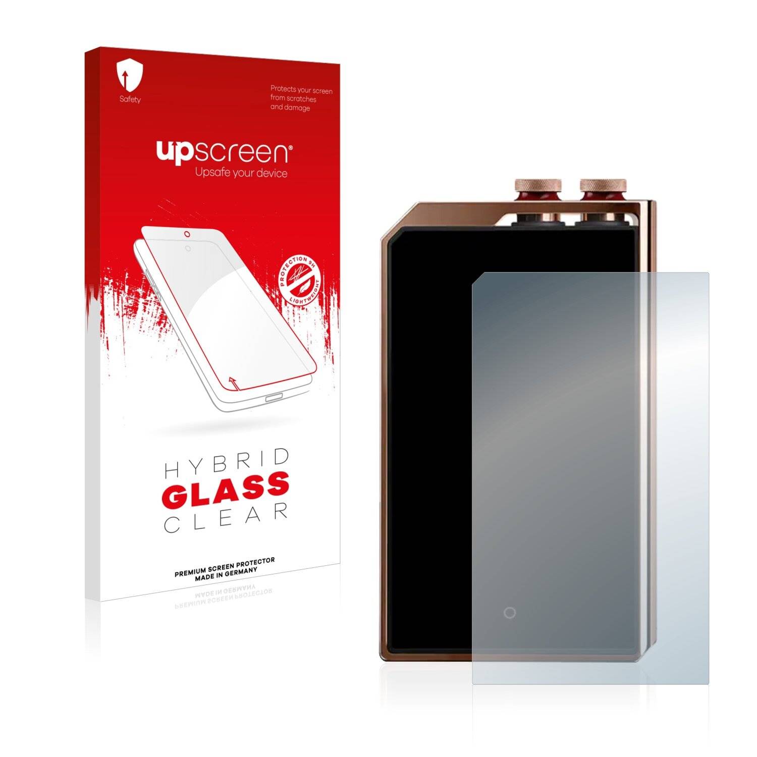 upscreen Hybrid Glass Clear Premium Schutzglas Folie für Cowon Plenue
