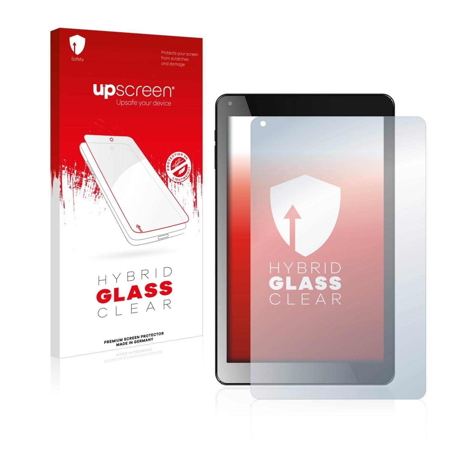 upscreen Hybrid Glass Clear Premium Schutzglas Folie für Odys Maven X10 HD