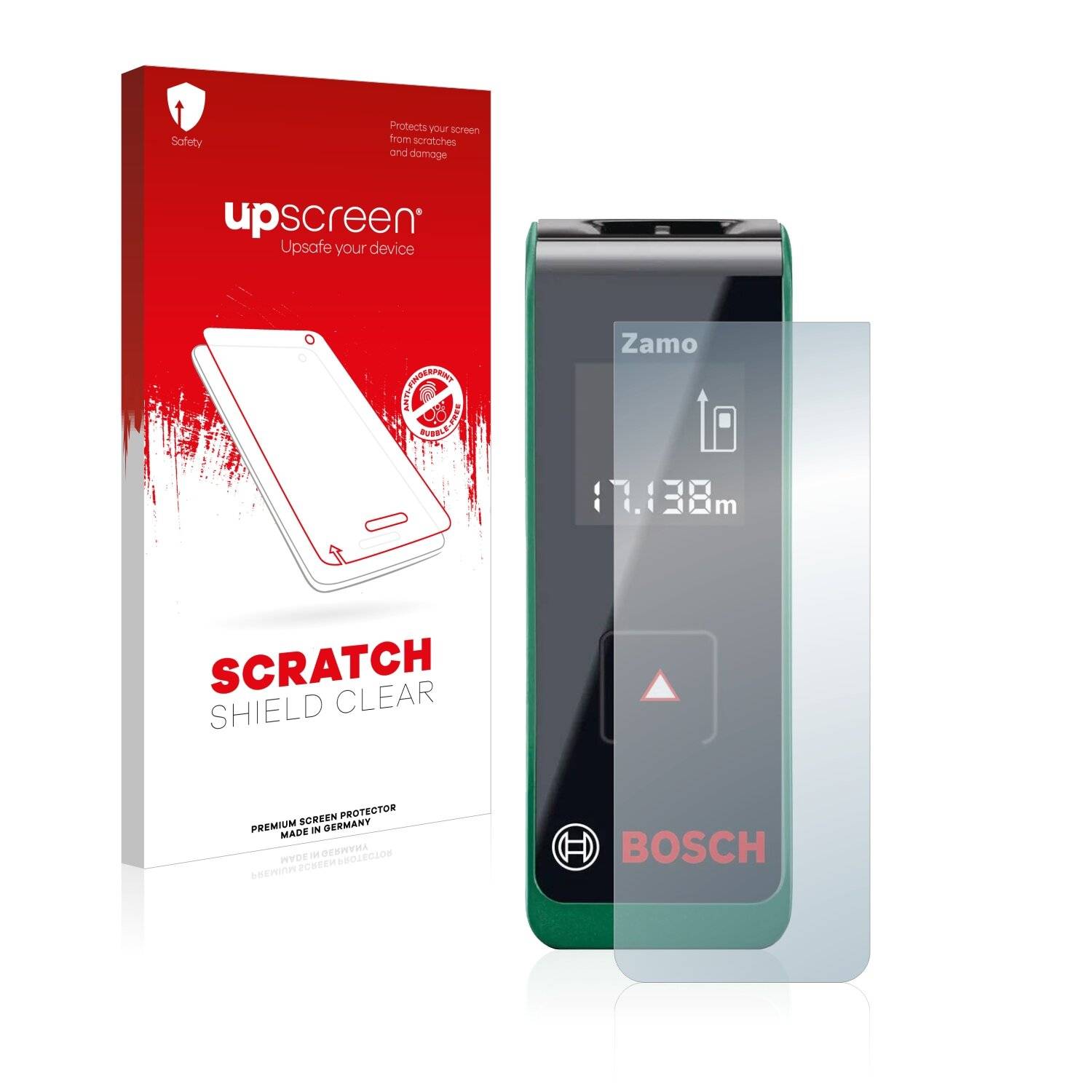 upscreen Scratch Shield Clear Premium Displayschutzfolie für Bosch Zamo