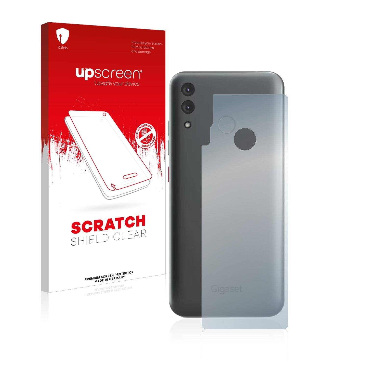 upscreen Scratch Shield Clear Premium Displayschutzfolie für Gigaset GS3
