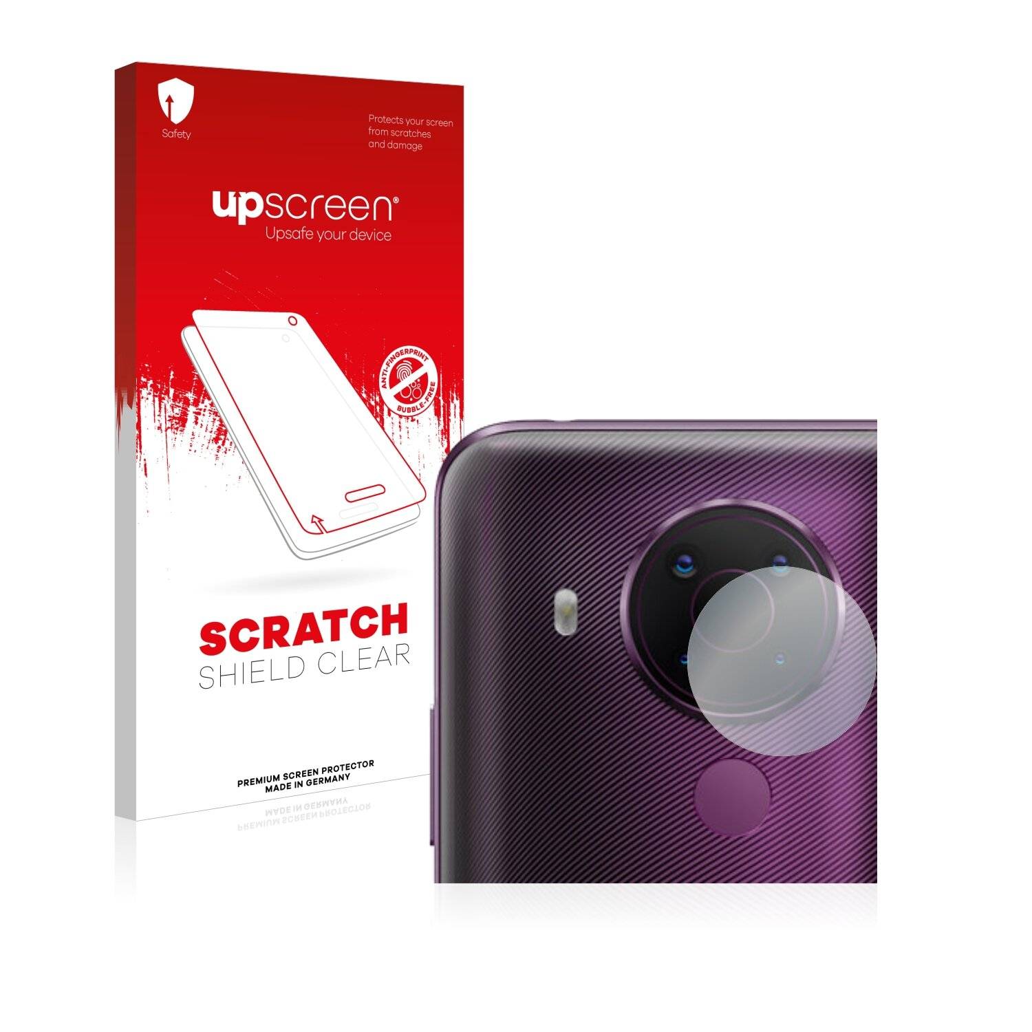 upscreen Scratch Shield Clear Premium Displayschutzfolie für Nokia 5.4 (NUR