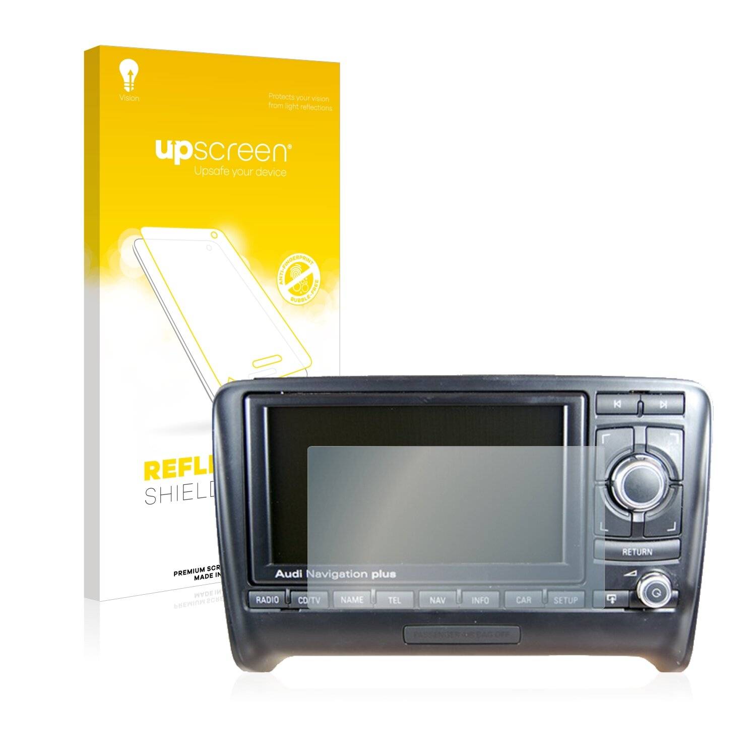 upscreen Reflection Shield Matte Premium Displayschutzfolie für Audi A4 8E 2004-2009