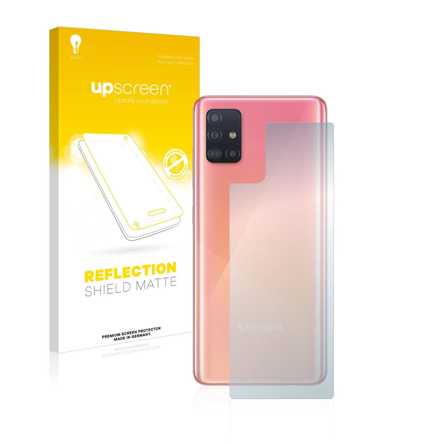 upscreen Reflection Shield Matte Premium Displayschutzfolie für Samsung Galaxy A51 5G