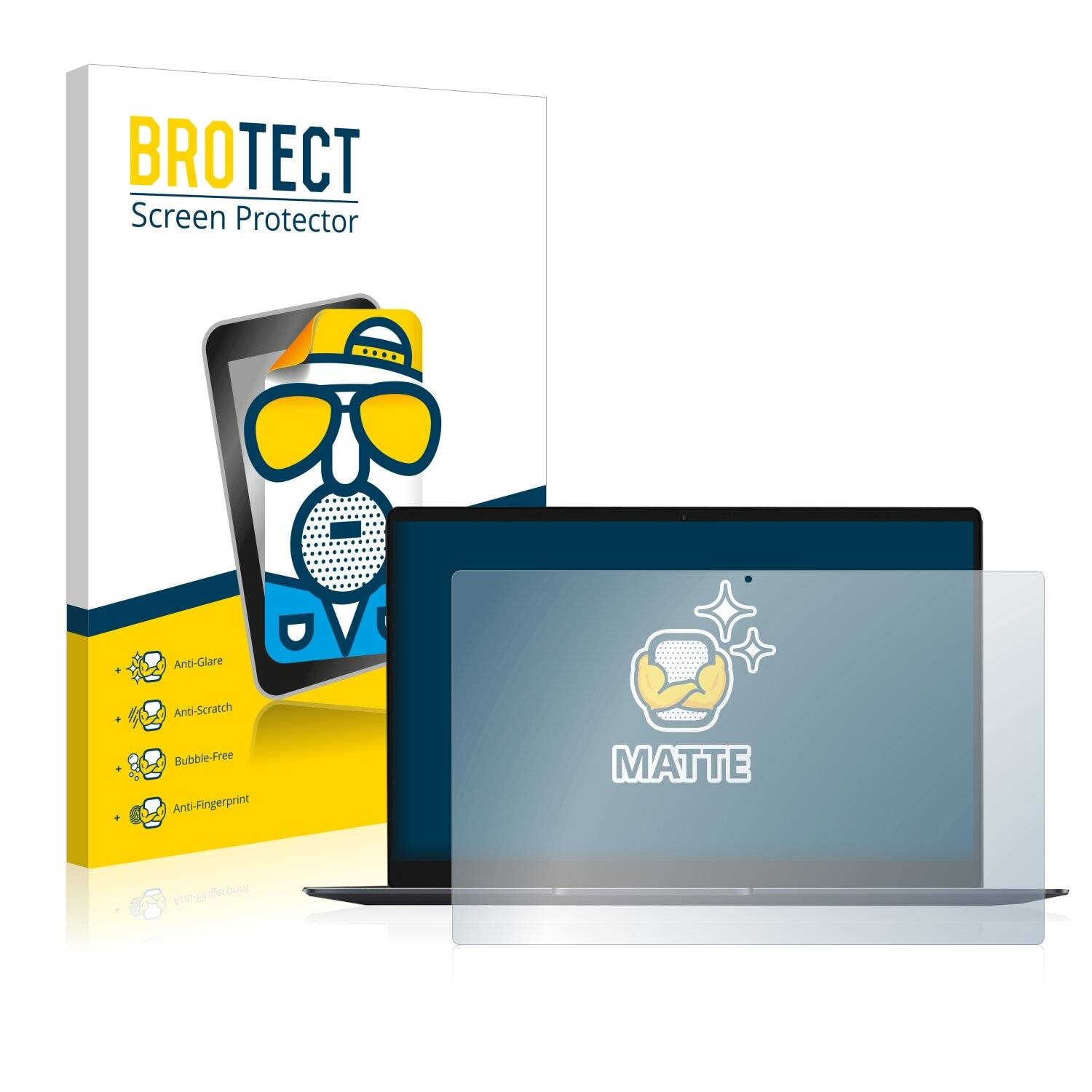 BROTECT Matte Displayschutzfolie für Chuwi AeroBook Pro 15.6 - Entspiegelt,