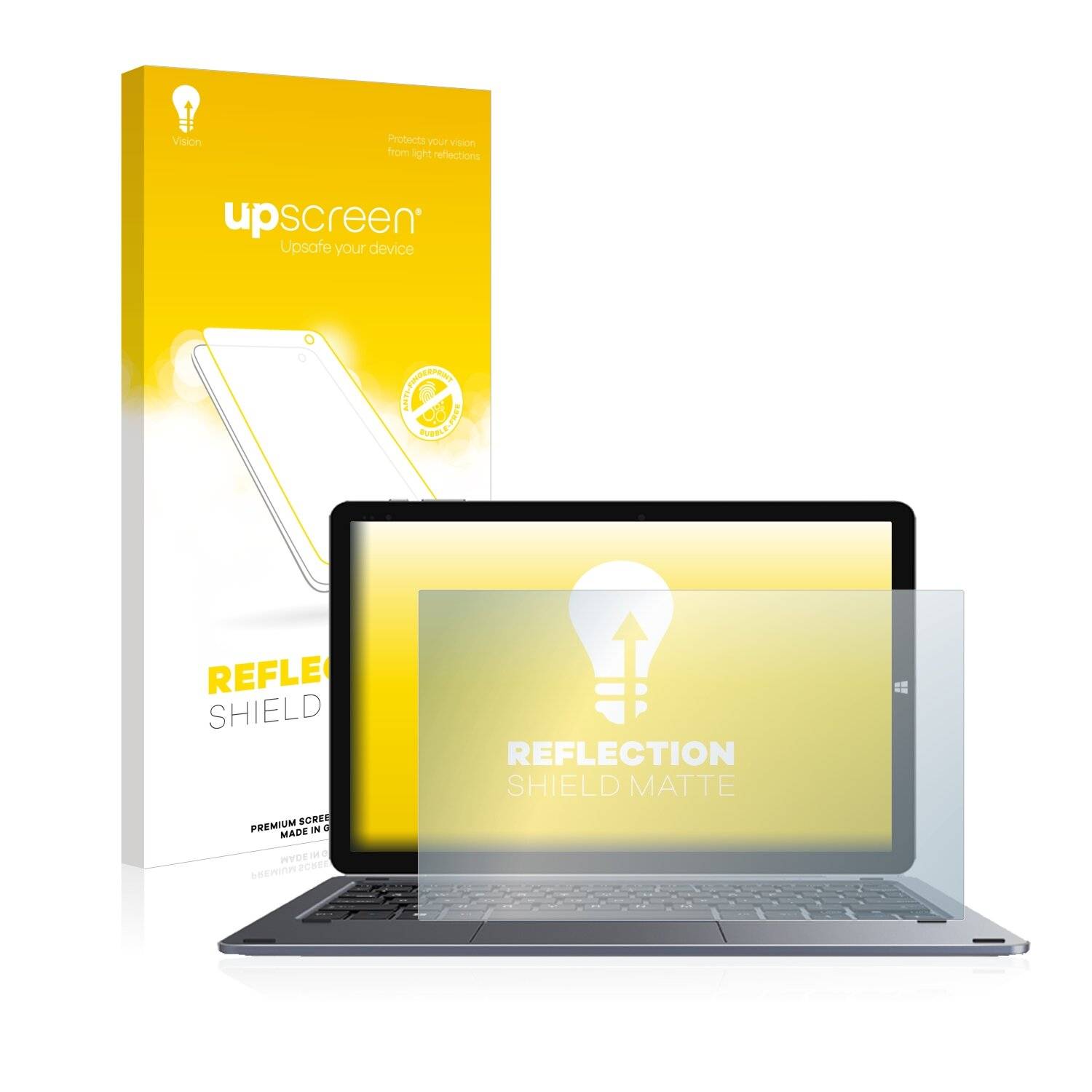 upscreen Reflection Shield Matte Premium Displayschutzfolie für Chuwi HeroBook