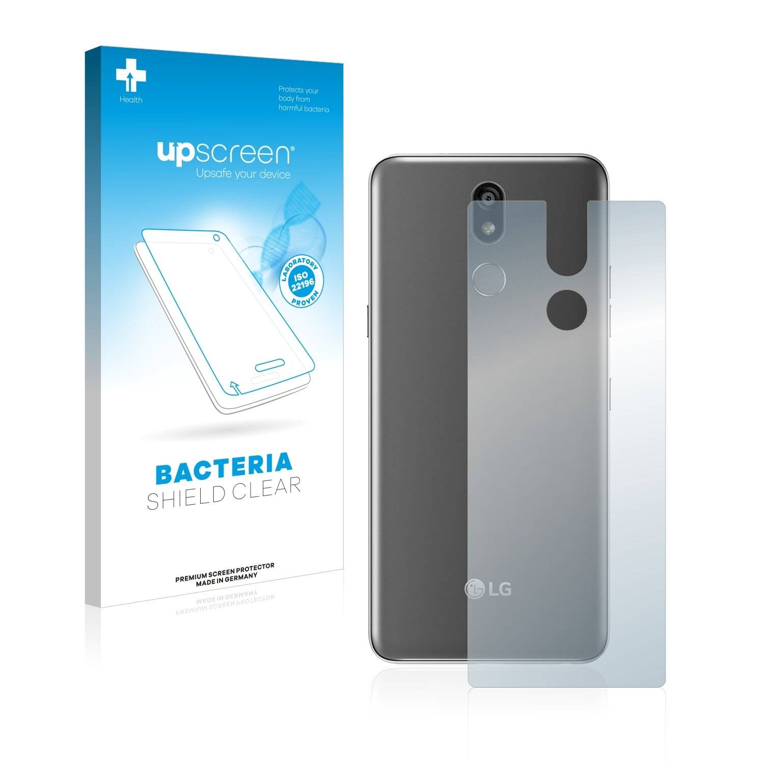 upscreen Bacteria Shield Clear Premium Antibakterielle Displayschutzfolie für LG K40