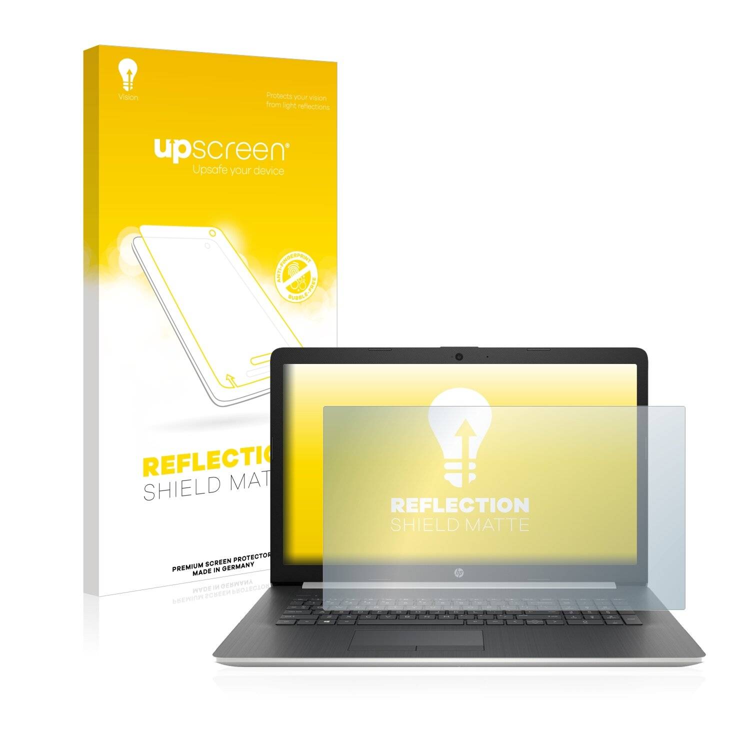 upscreen Reflection Shield Matte Premium Displayschutzfolie für HP