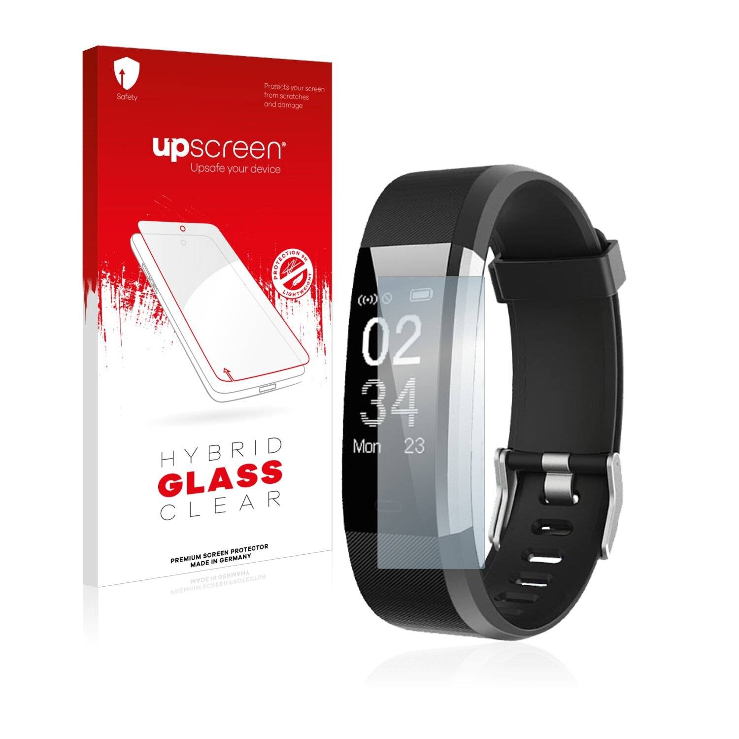 upscreen Hybrid Glass Clear Premium Schutzglas Folie für Toplus