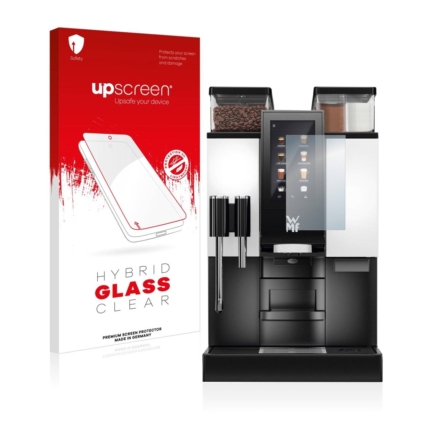 upscreen Hybrid Glass Clear Premium Schutzglas Folie für WMF 1100