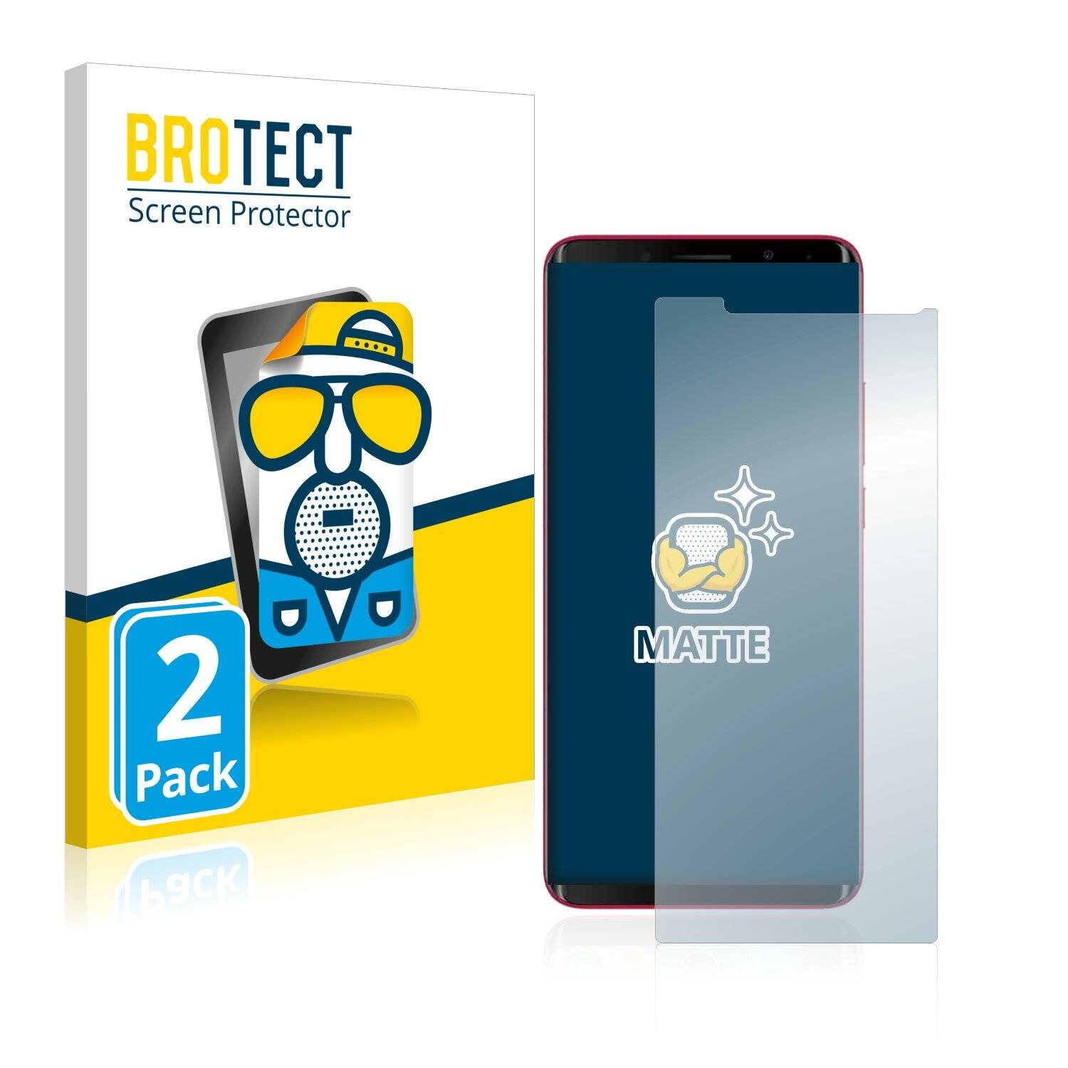 2x BROTECT Matte Displayschutzfolie für Elephone U - Entspiegelt,