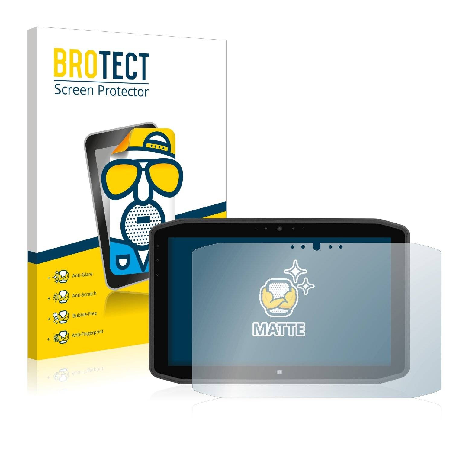 BROTECT Matte Displayschutzfolie für Zebra Xslate R12 - Entspiegelt,