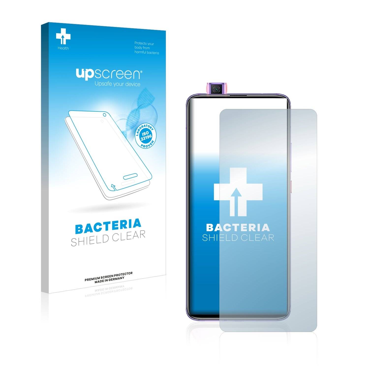 upscreen Bacteria Shield Clear Premium Antibakterielle Displayschutzfolie für Xiaomi Redmi