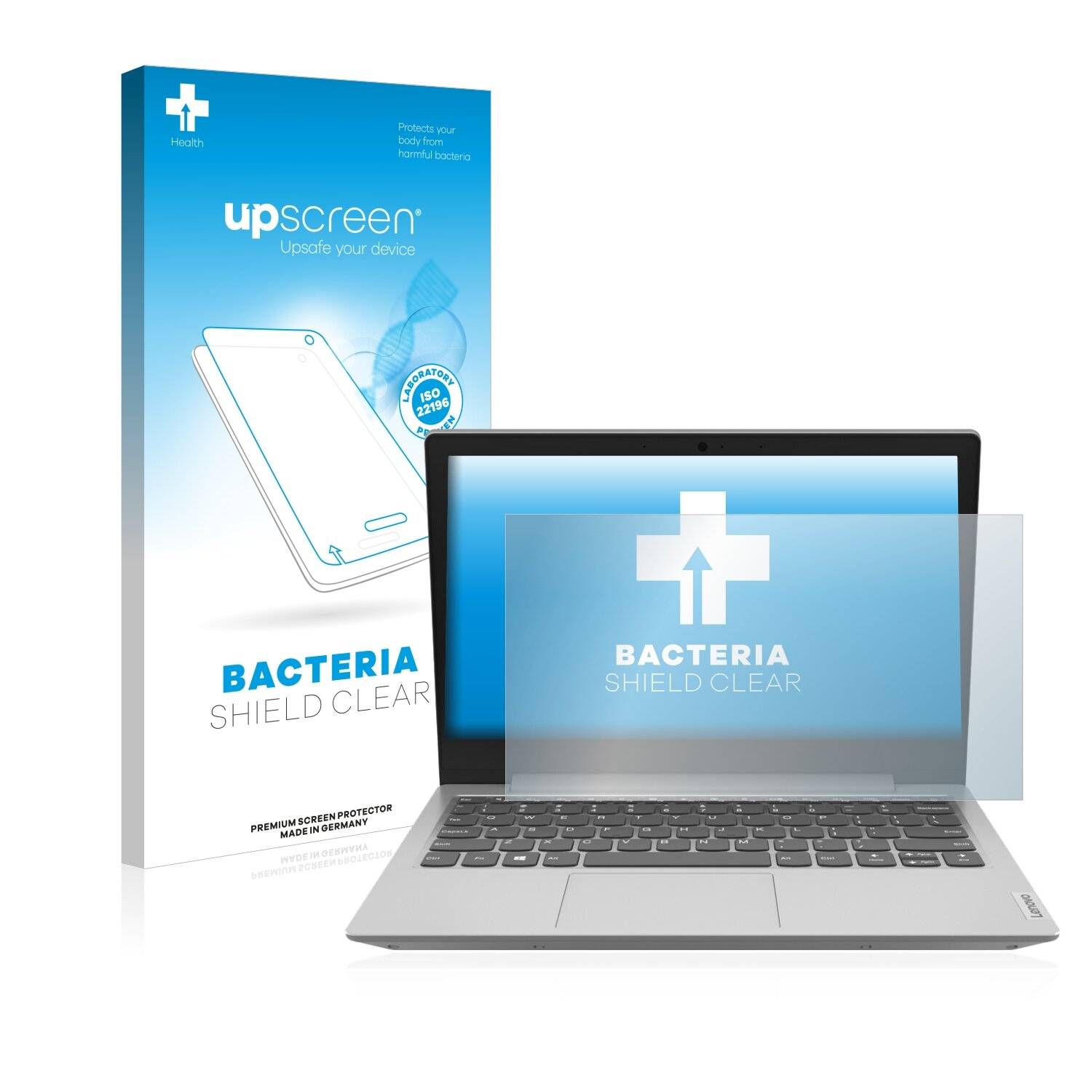 upscreen Bacteria Shield Clear Premium Antibakterielle Displayschutzfolie für Lenovo IdeaPad