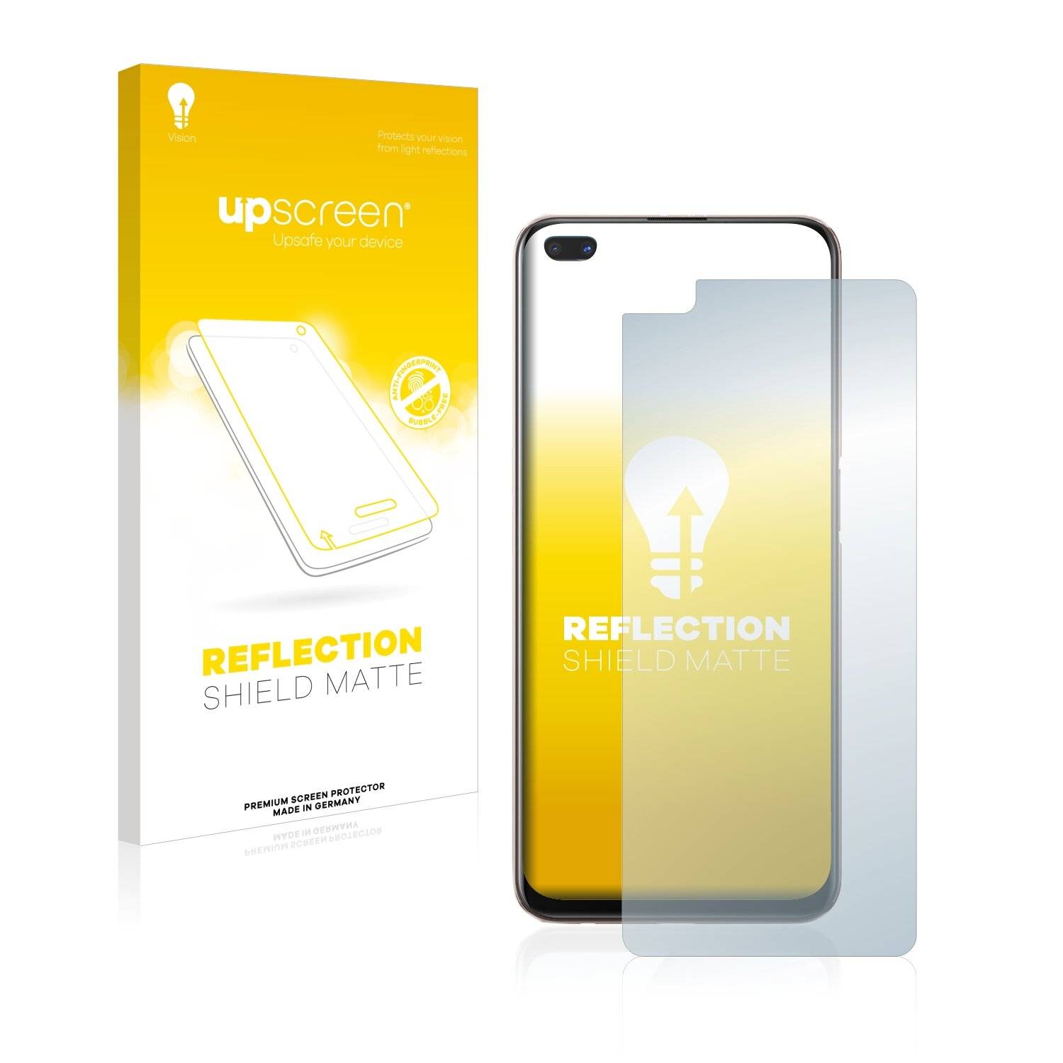 upscreen Reflection Shield Matte Premium Displayschutzfolie für Oppo