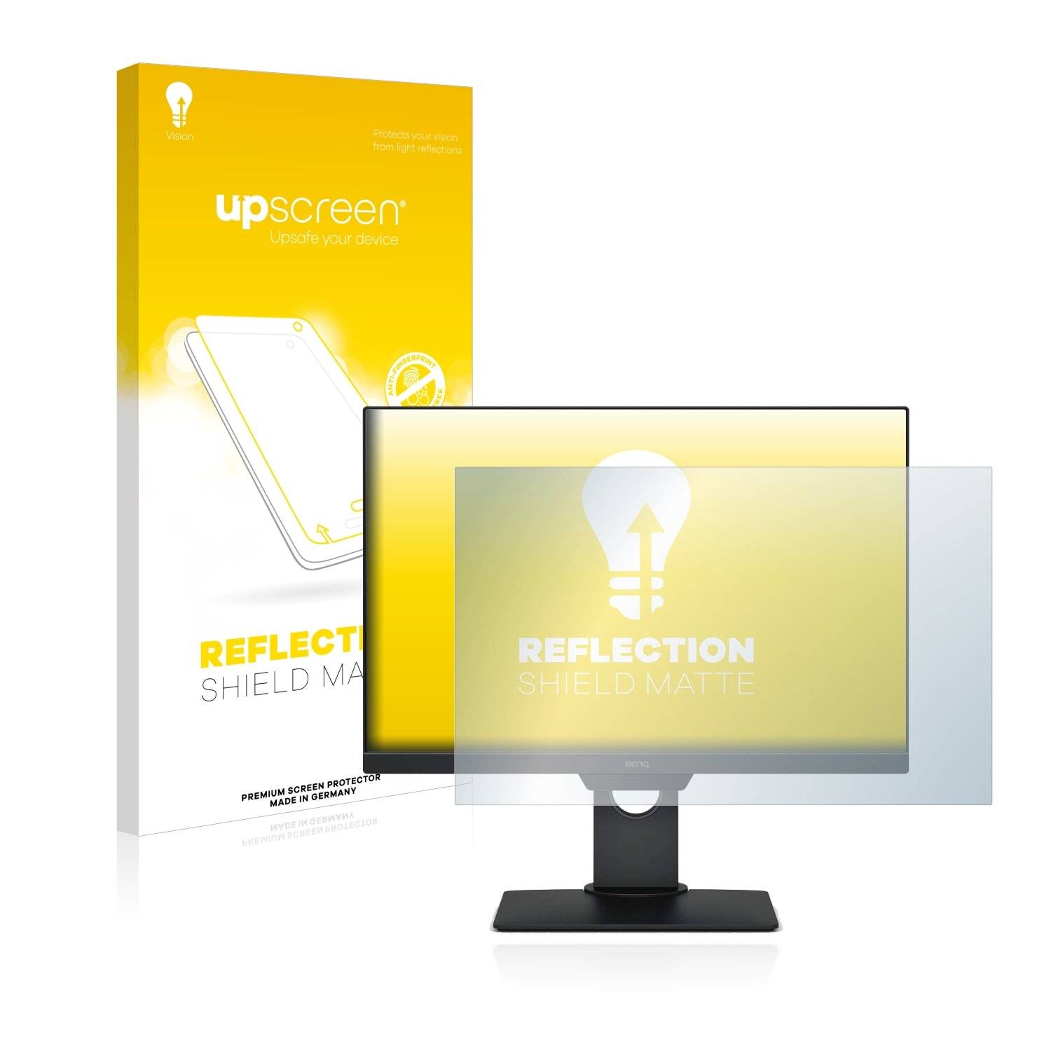 upscreen Reflection Shield Matte Premium Displayschutzfolie für BenQ