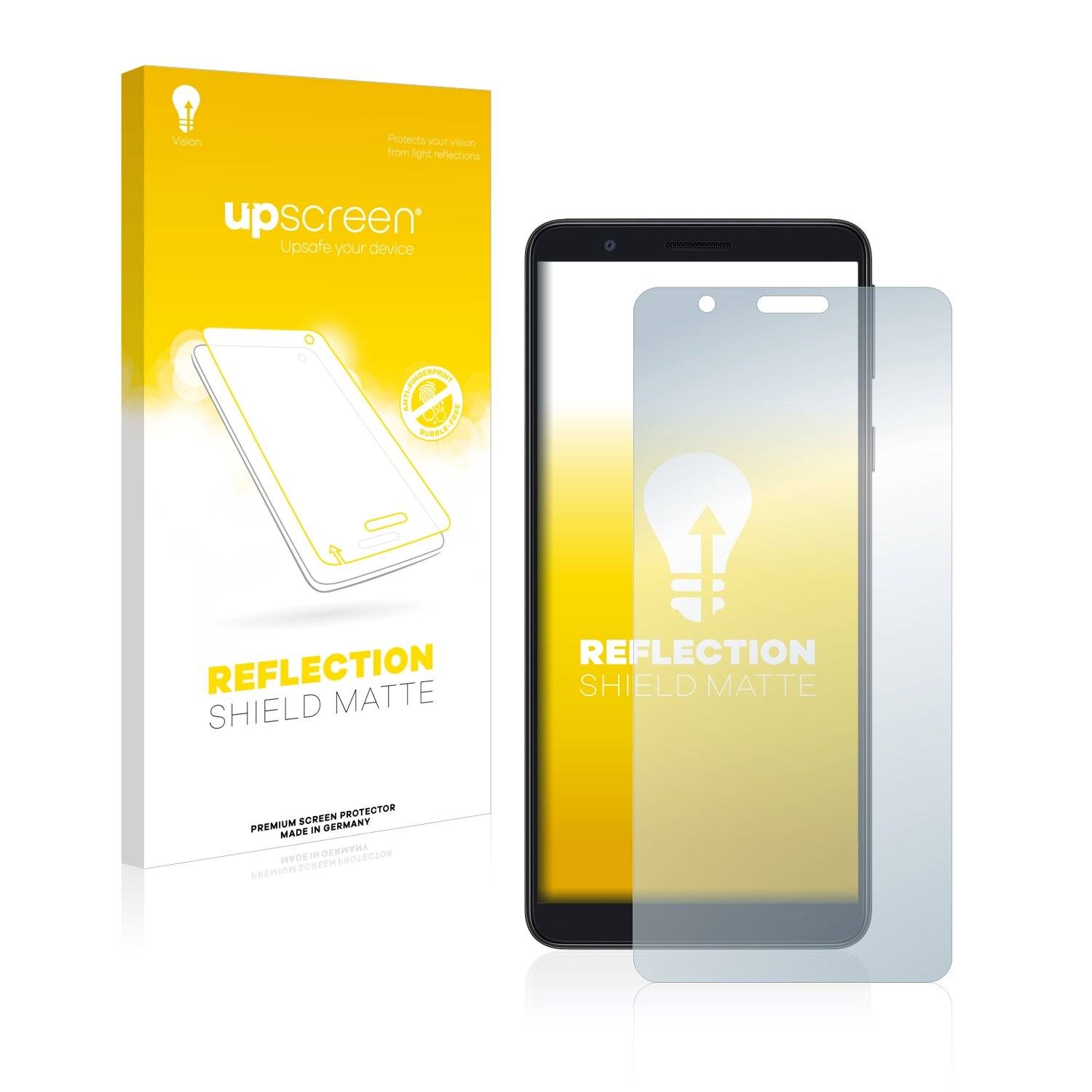 upscreen Reflection Shield Matte Premium Displayschutzfolie für Samsung Galaxy A01
