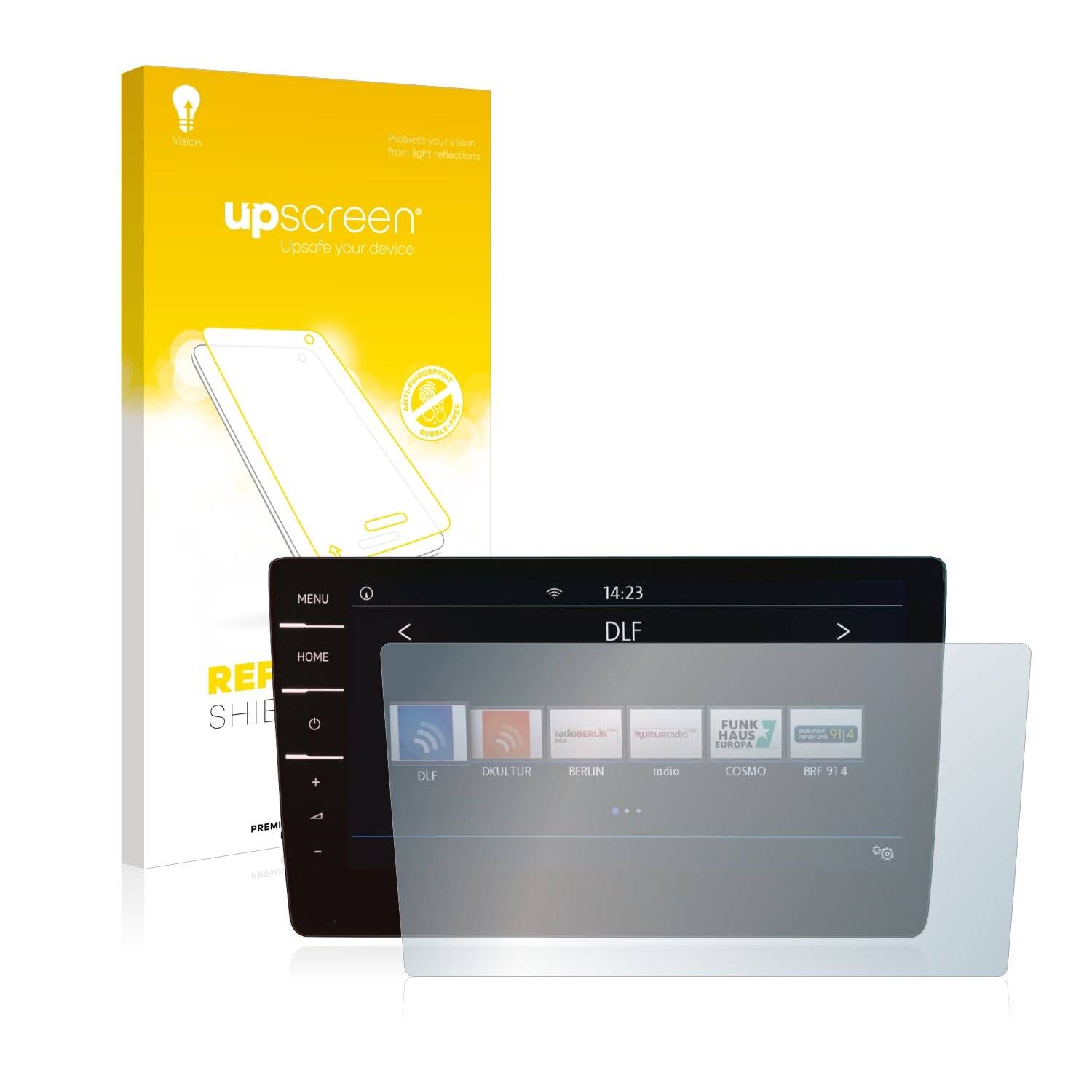 upscreen Reflection Shield Matte Premium Displayschutzfolie für Volkswagen Arteon Shooting