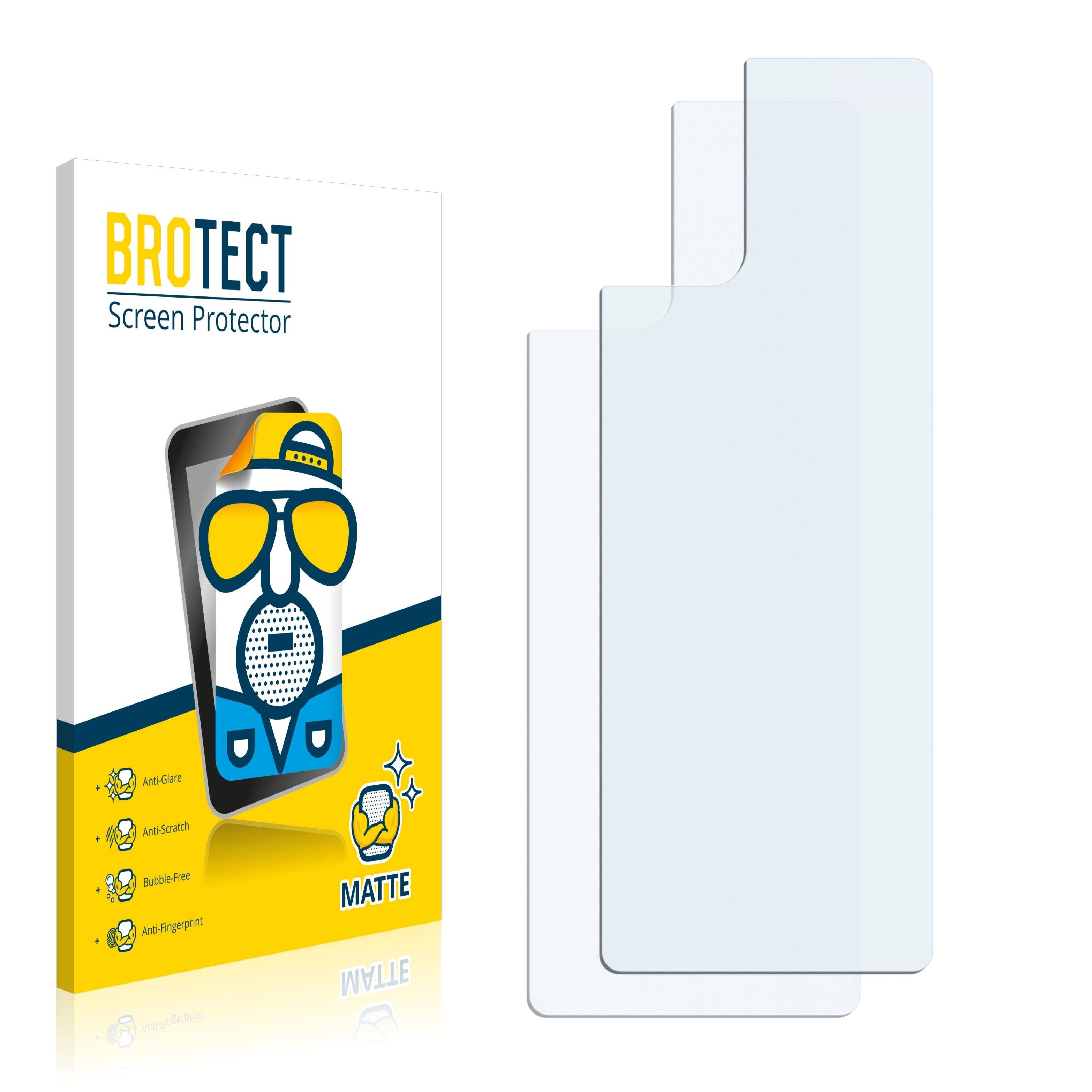 2x BROTECT Matte Displayschutzfolie für Xiaomi Mi 10 Youth (Rückseite) - Entspiegelt,