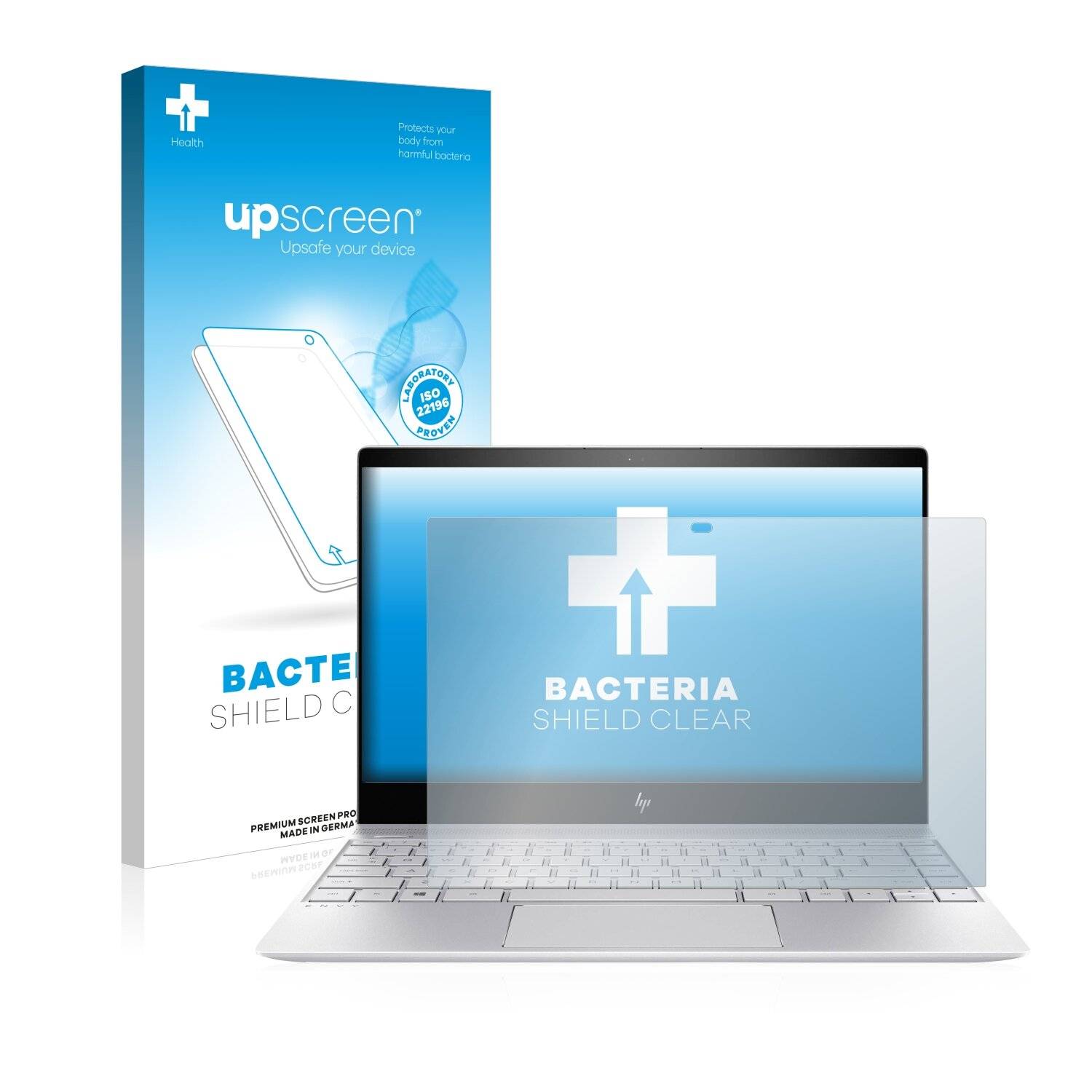 upscreen Bacteria Shield Clear Premium Antibakterielle Displayschutzfolie für HP Envy