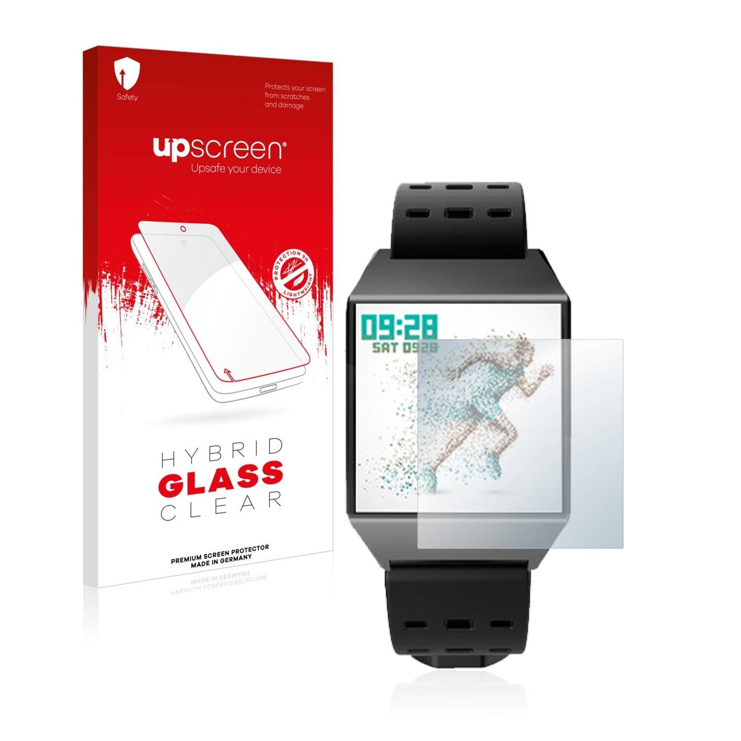 upscreen Hybrid Glass Clear Premium Schutzglas Folie für Beaulyn