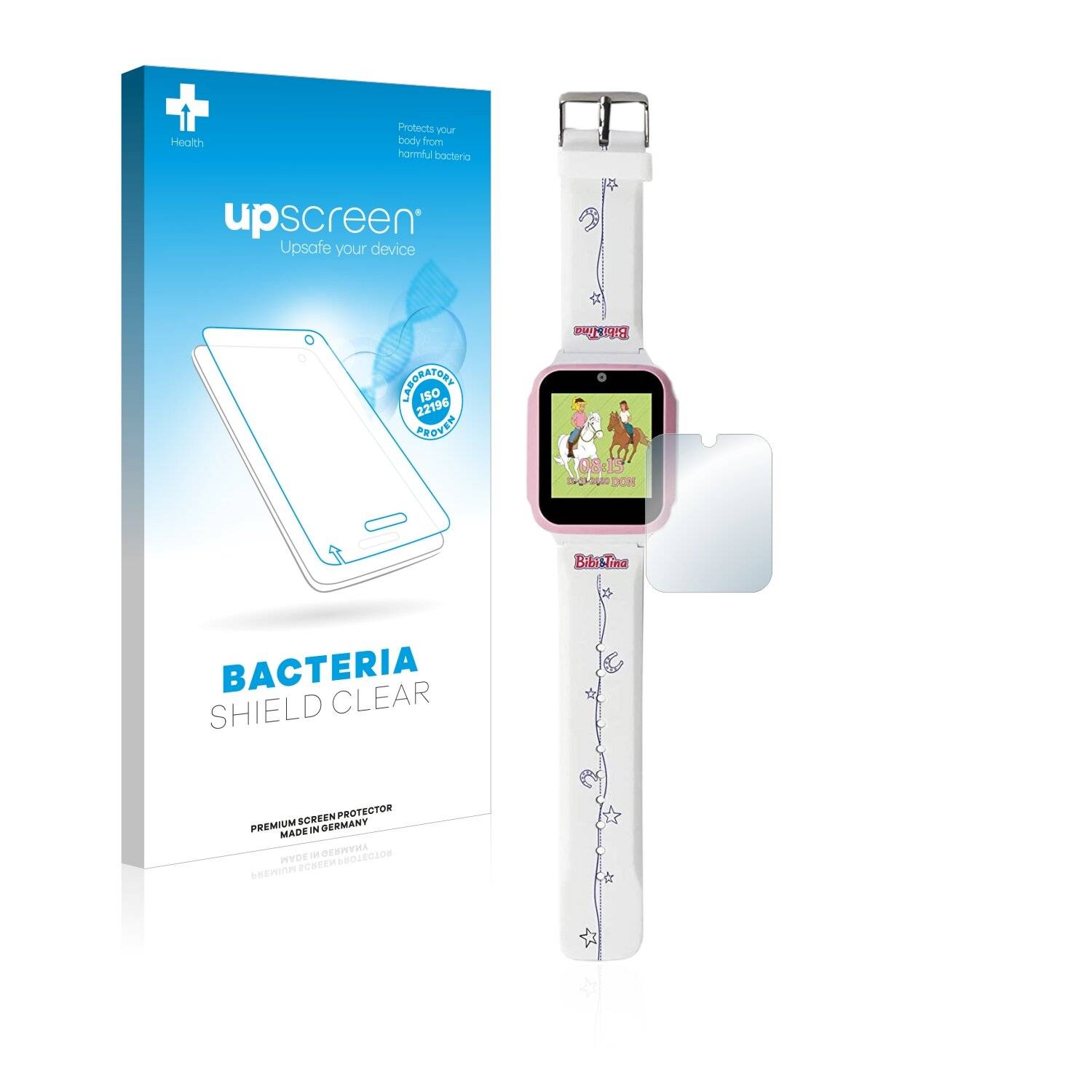 upscreen Bacteria Shield Clear Premium Antibakterielle Displayschutzfolie für Technaxx Bibi