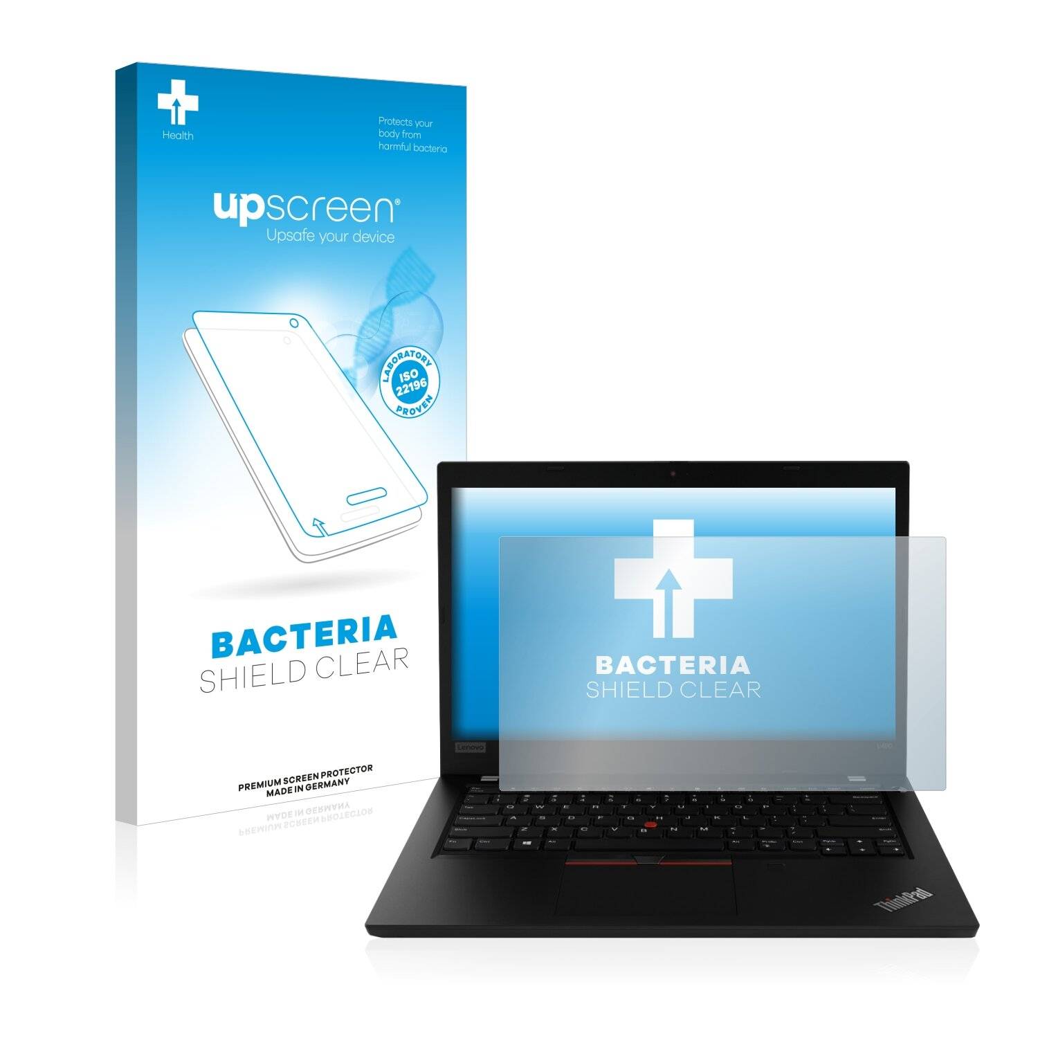 upscreen Bacteria Shield Clear Premium Antibakterielle Displayschutzfolie für Lenovo