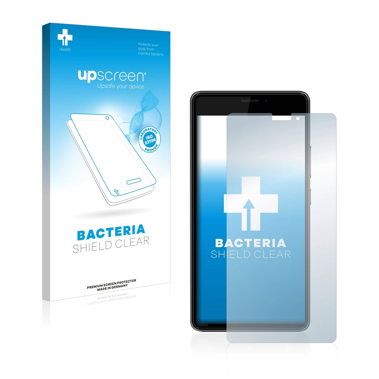 upscreen Bacteria Shield Clear Premium Antibakterielle Displayschutzfolie für Cubot