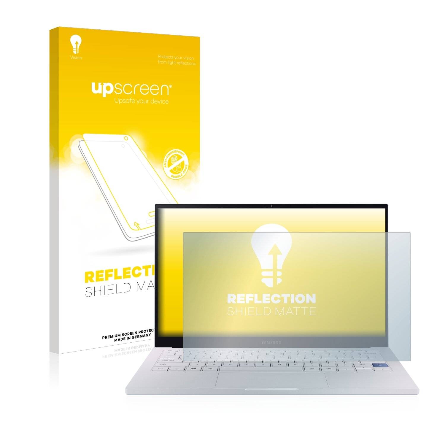 upscreen Reflection Shield Matte Premium Displayschutzfolie für Samsung Galaxy Book Ion