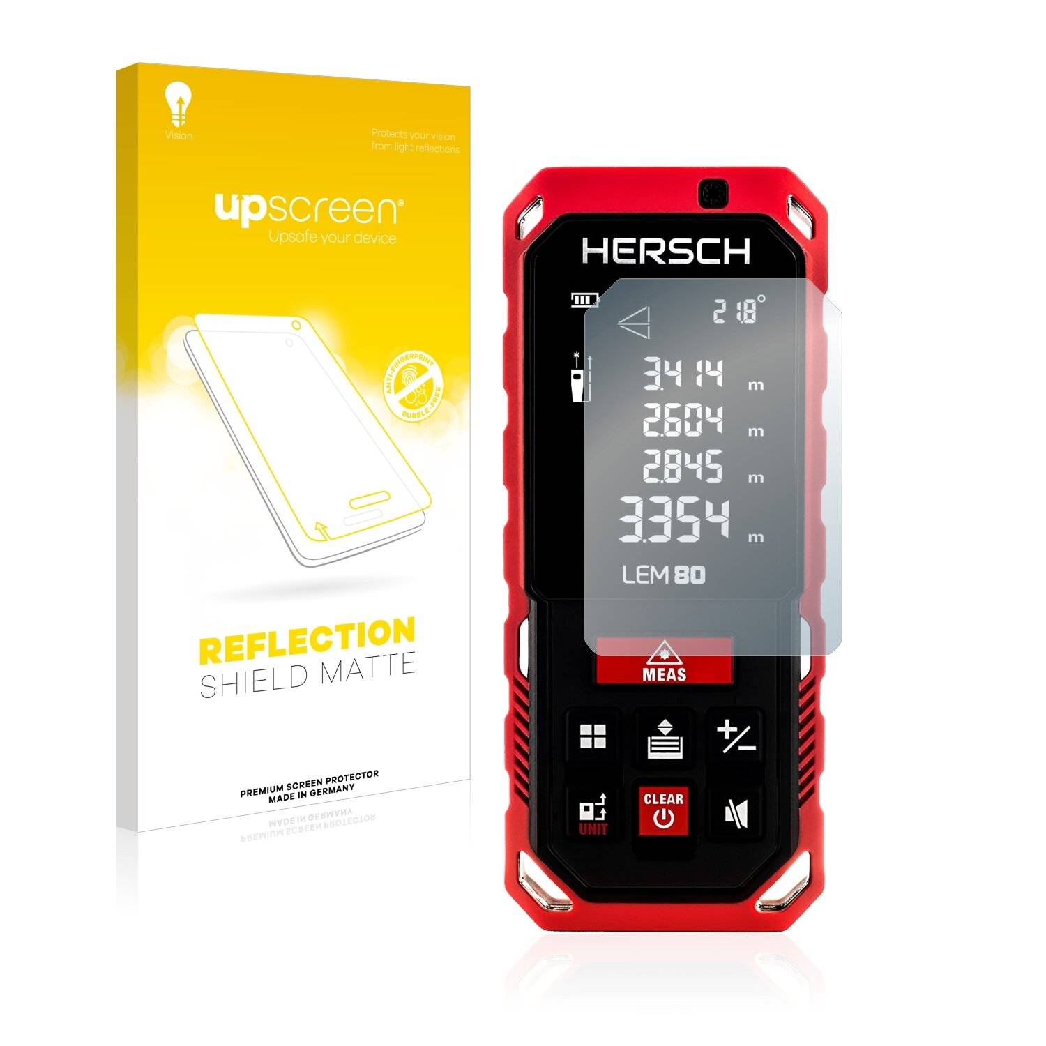upscreen Reflection Shield Matte Premium Displayschutzfolie für Hersch LEM