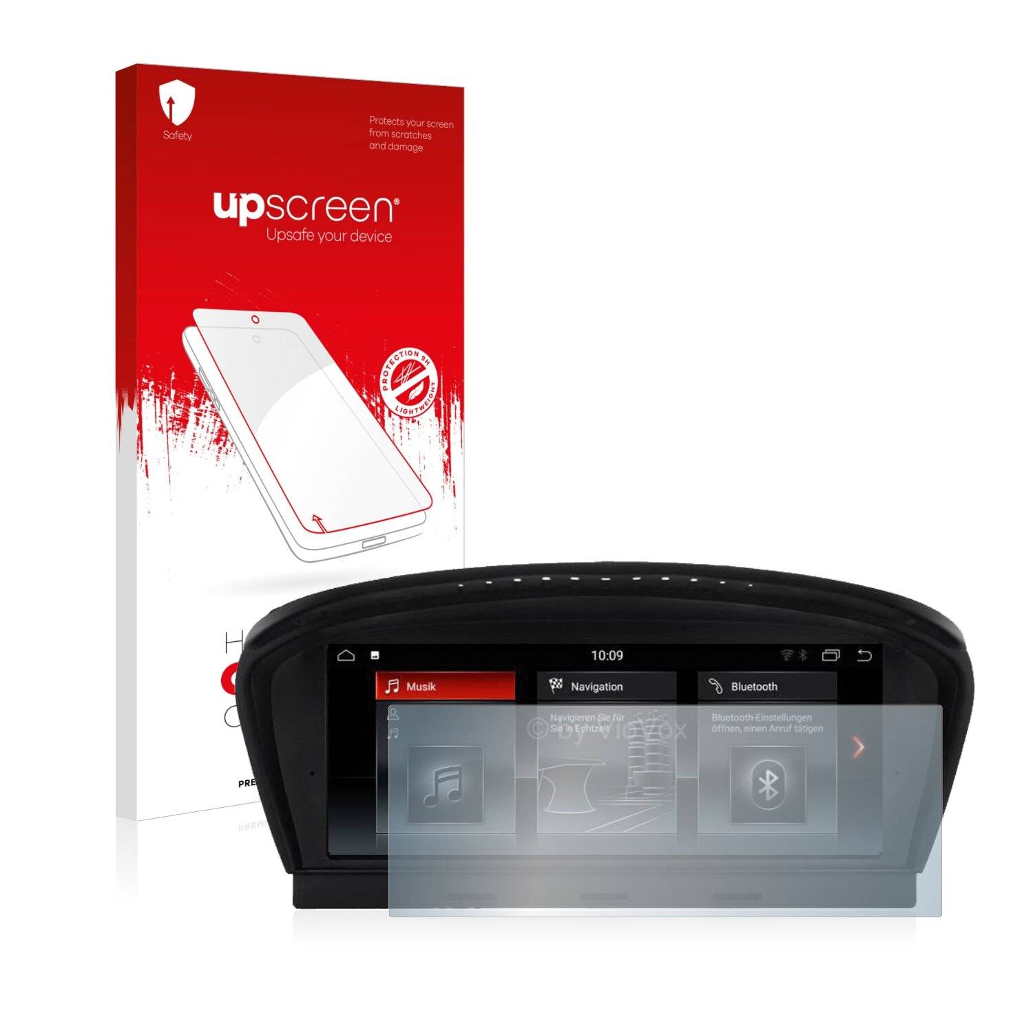 upscreen Hybrid Glass Clear Premium Schutzglas Folie für BMW 3 E64 2003-2008 VioVox 8210