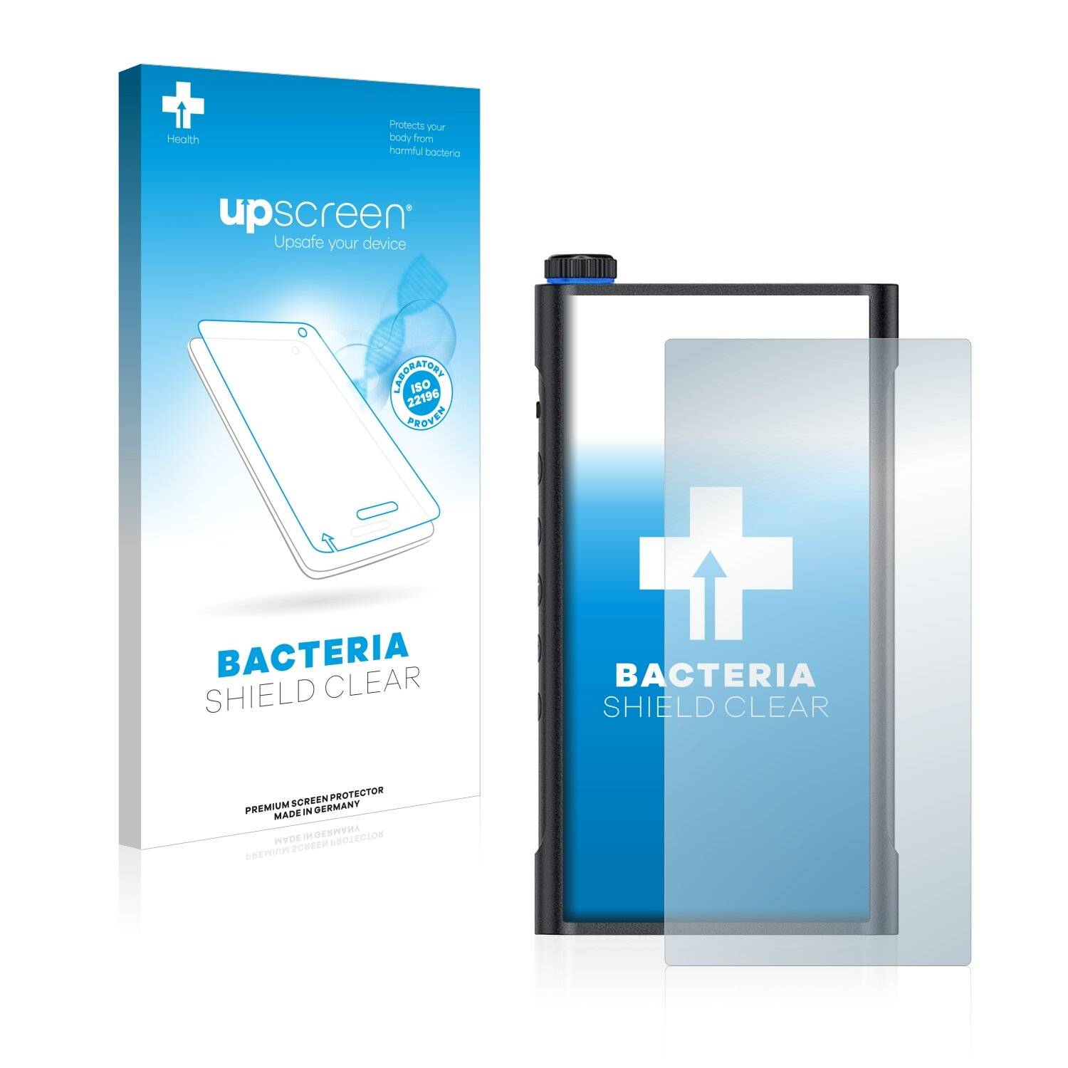 upscreen Bacteria Shield Clear Premium Antibakterielle Displayschutzfolie für FiiO