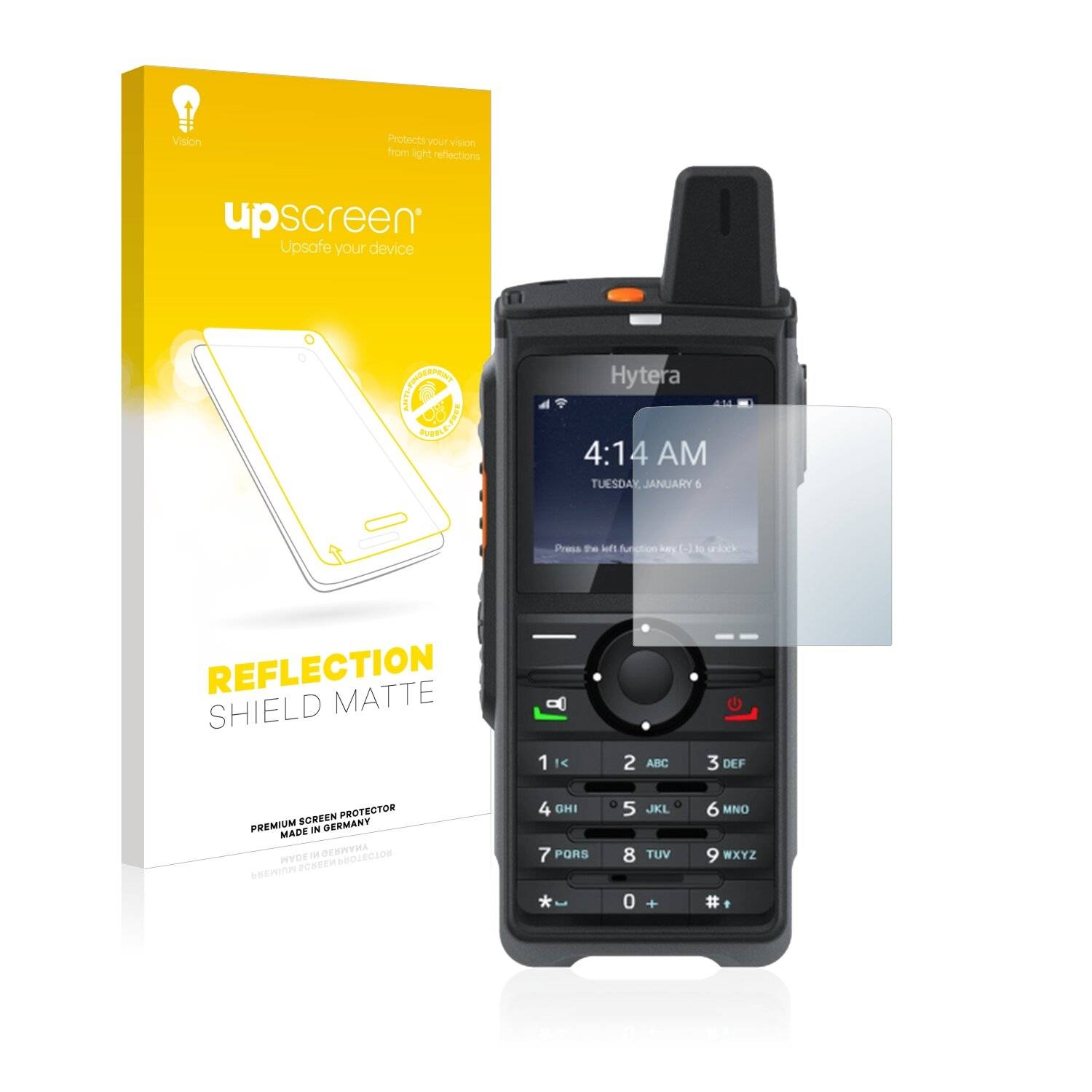 upscreen Reflection Shield Matte Premium Displayschutzfolie für Hytera