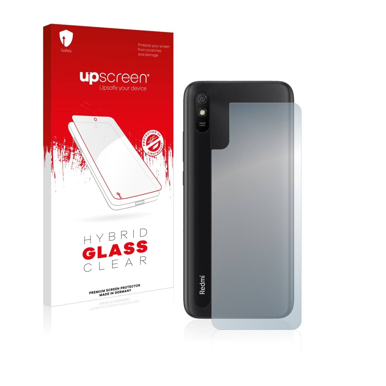 upscreen Hybrid Glass Clear Premium Schutzglas Folie für Xiaomi Redmi 9A