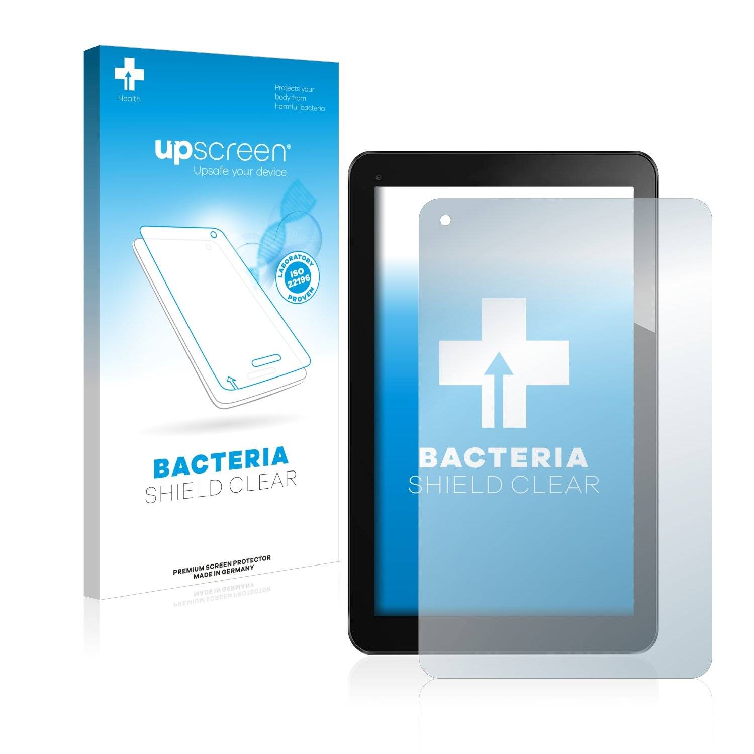 upscreen Bacteria Shield Clear Premium Antibakterielle Displayschutzfolie für Odys Lux