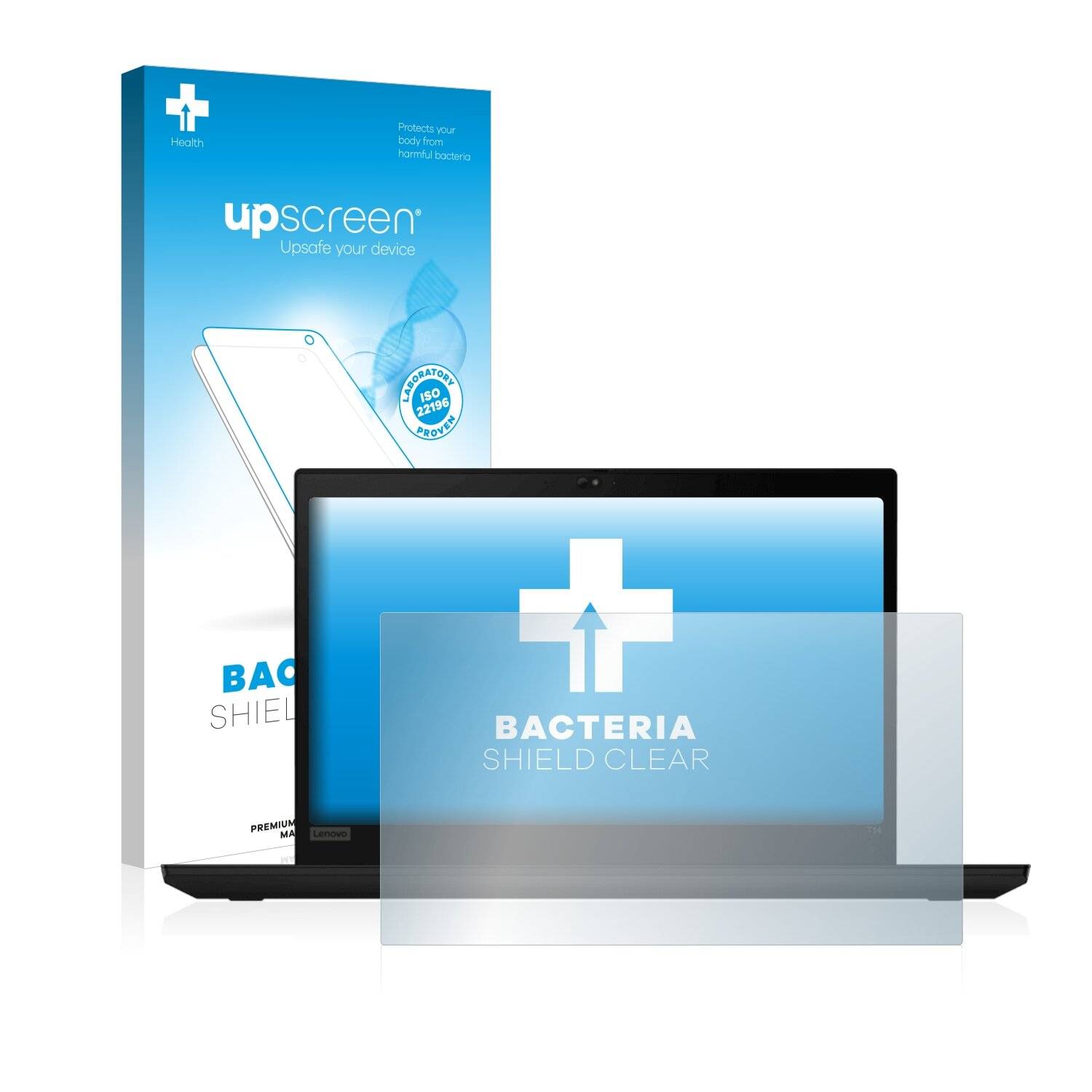 upscreen Bacteria Shield Clear Premium Antibakterielle Displayschutzfolie für Lenovo