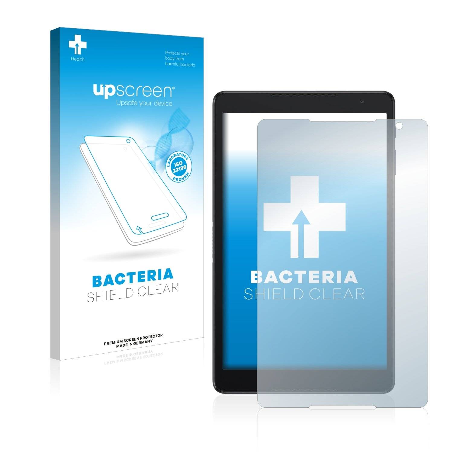 upscreen Bacteria Shield Clear Premium Antibakterielle Displayschutzfolie für Alcatel