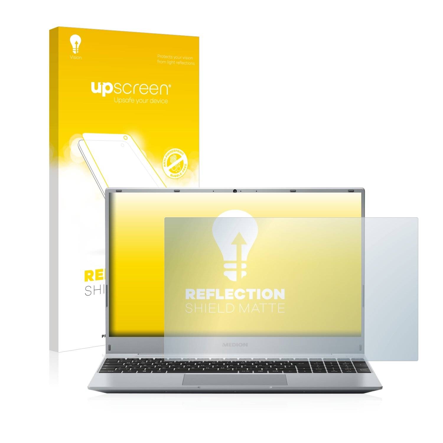 upscreen Reflection Shield Matte Premium Displayschutzfolie für Medion Akoya