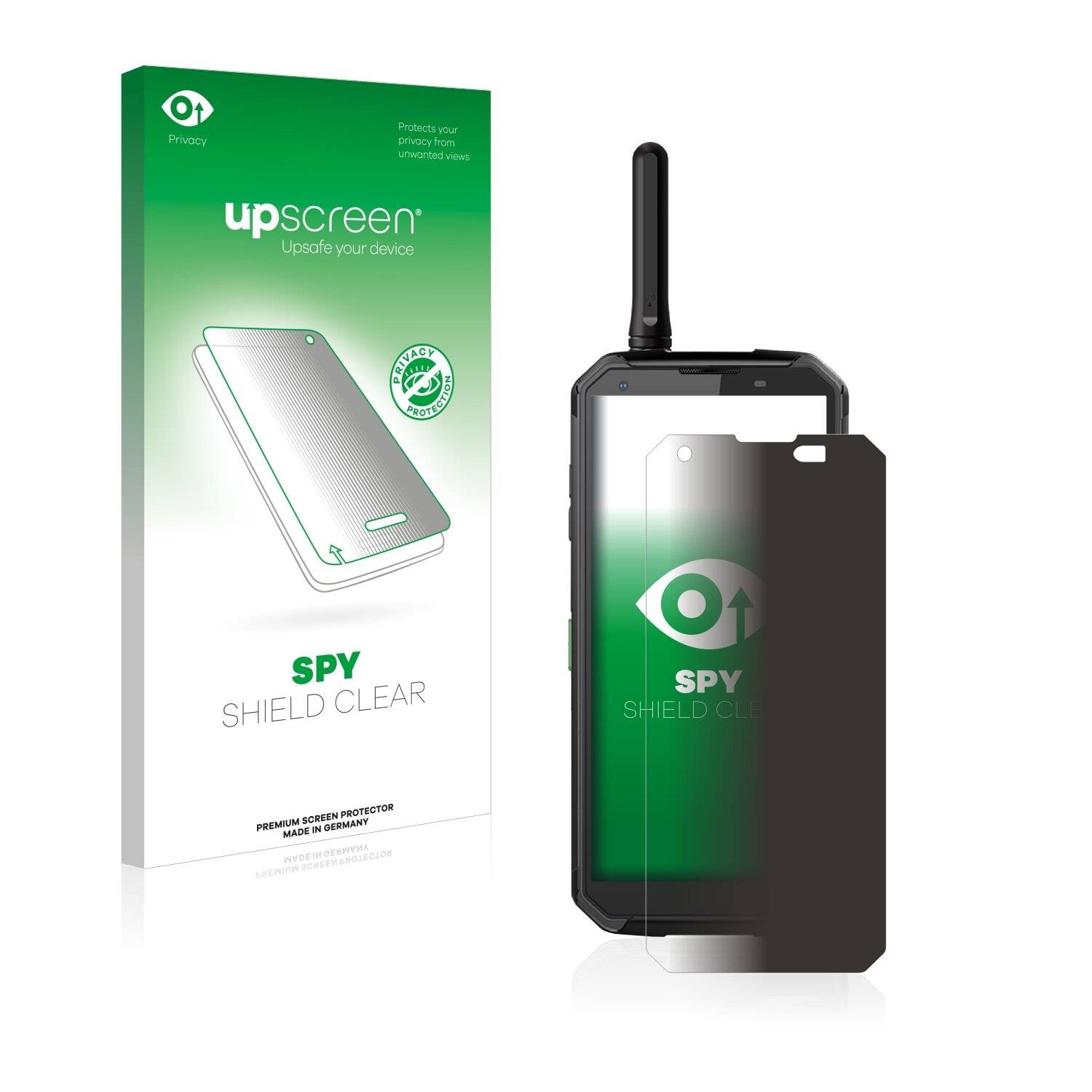 upscreen Spy Shield Clear Premium Blickschutzfolie für Blackview BV9500