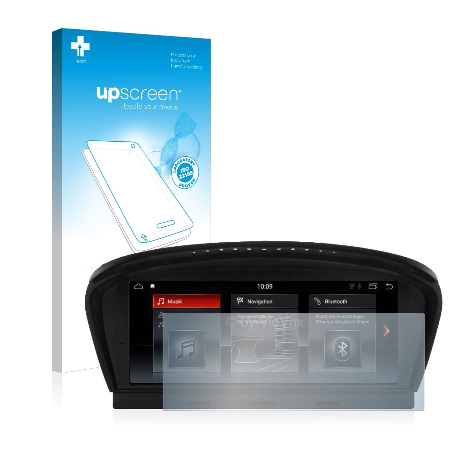 upscreen Bacteria Shield Clear Premium Antibakterielle Displayschutzfolie für BMW 3 E92