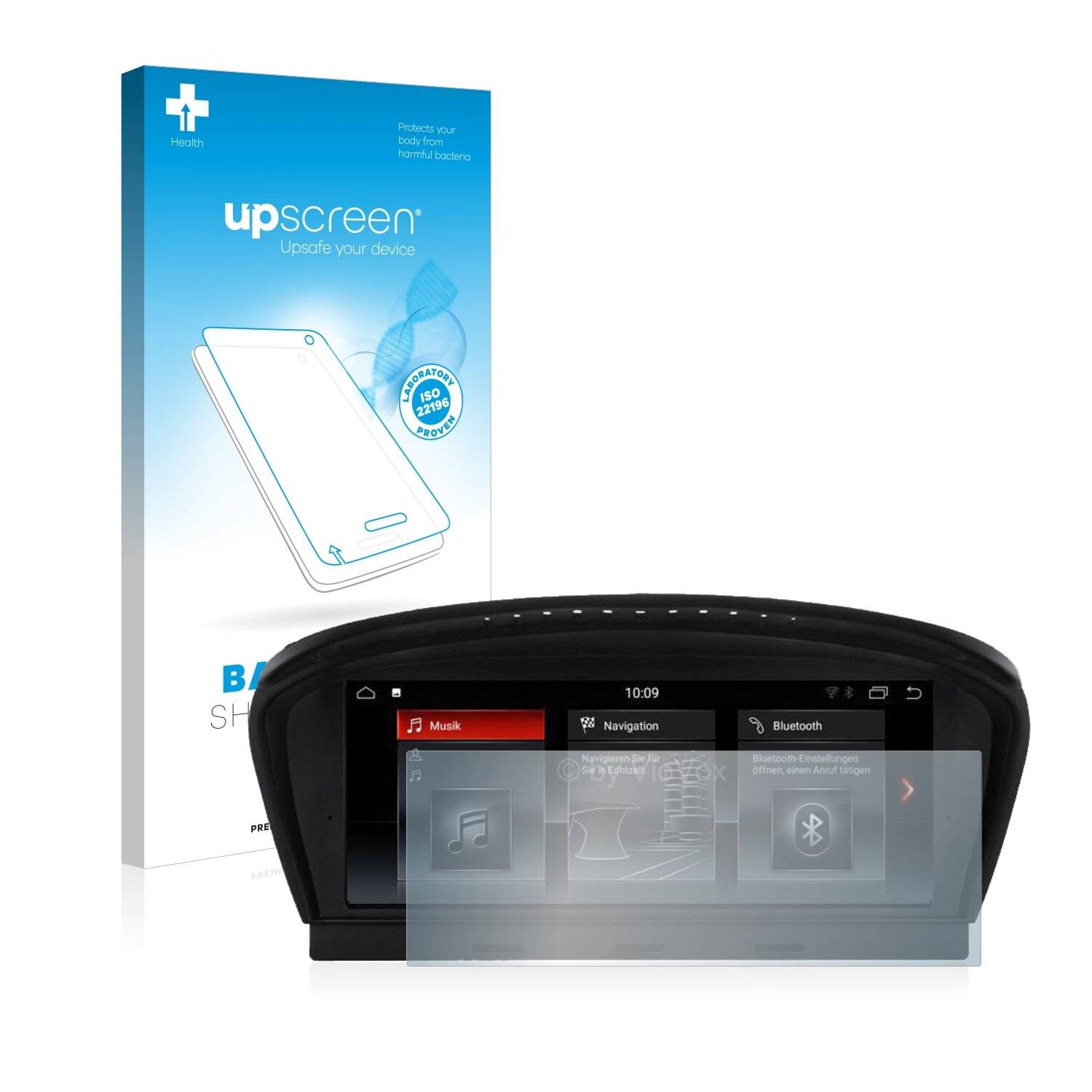 upscreen Bacteria Shield Clear Premium Antibakterielle Displayschutzfolie für BMW 5 E61