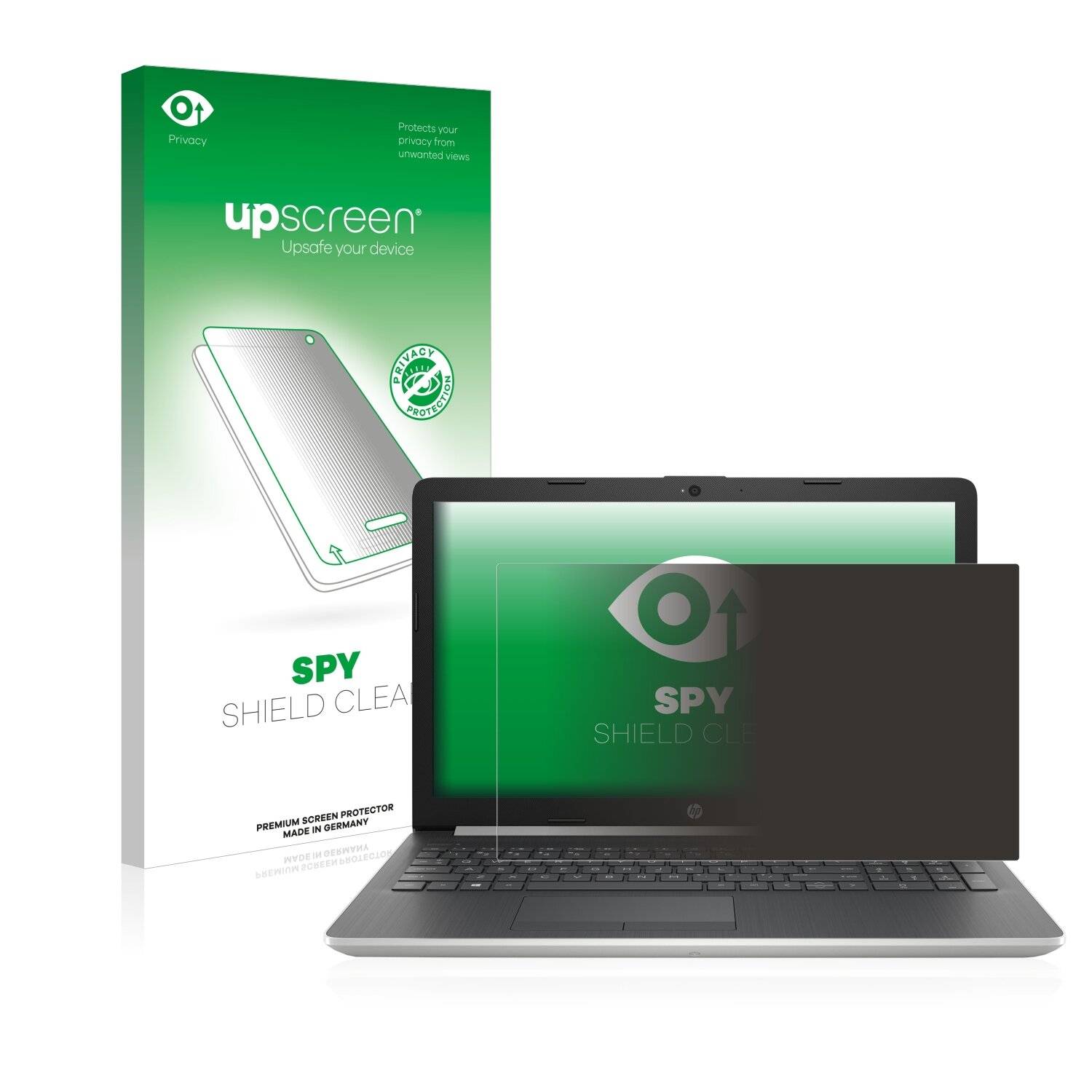 upscreen Spy Shield Clear Premium Blickschutzfolie für HP Pavilion