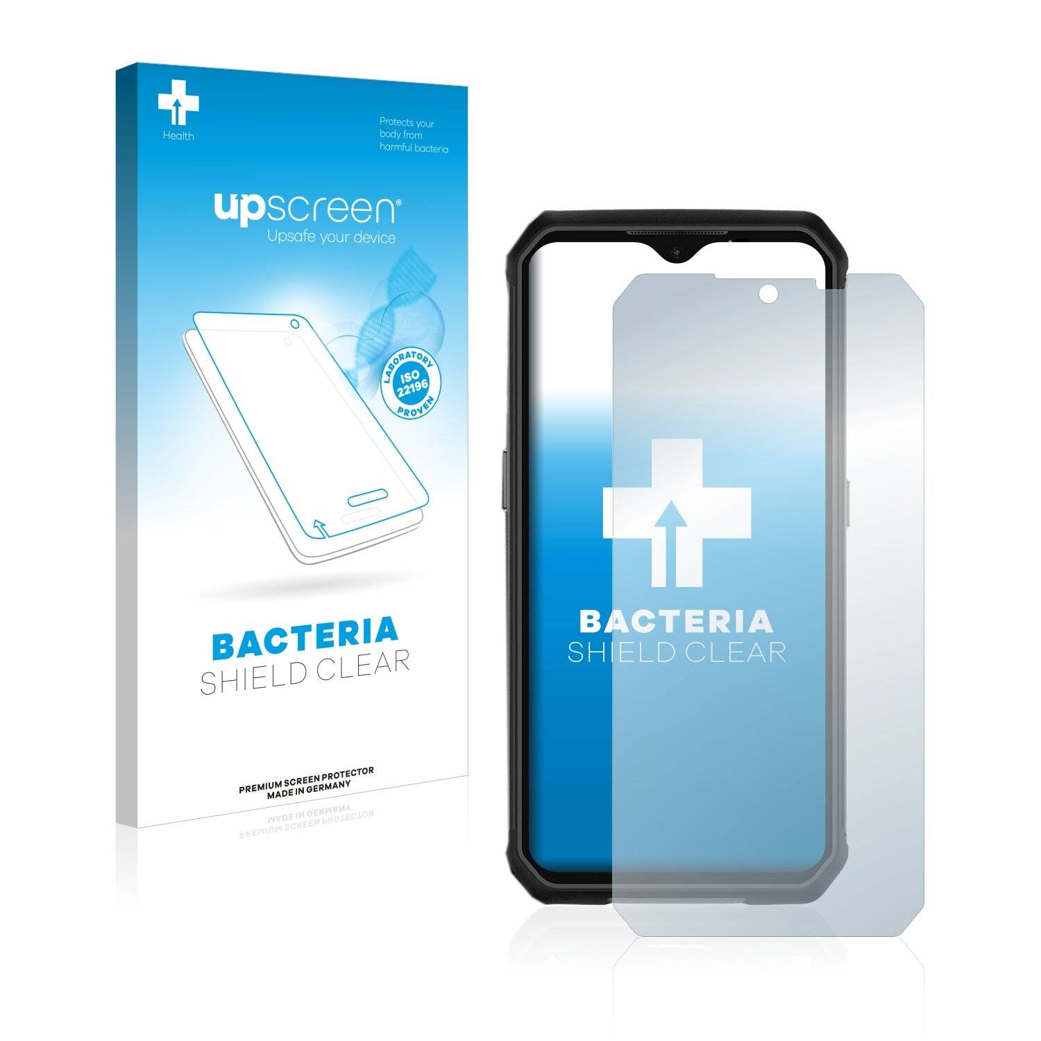 upscreen Bacteria Shield Clear Premium Antibakterielle Displayschutzfolie für Ulefone Armor
