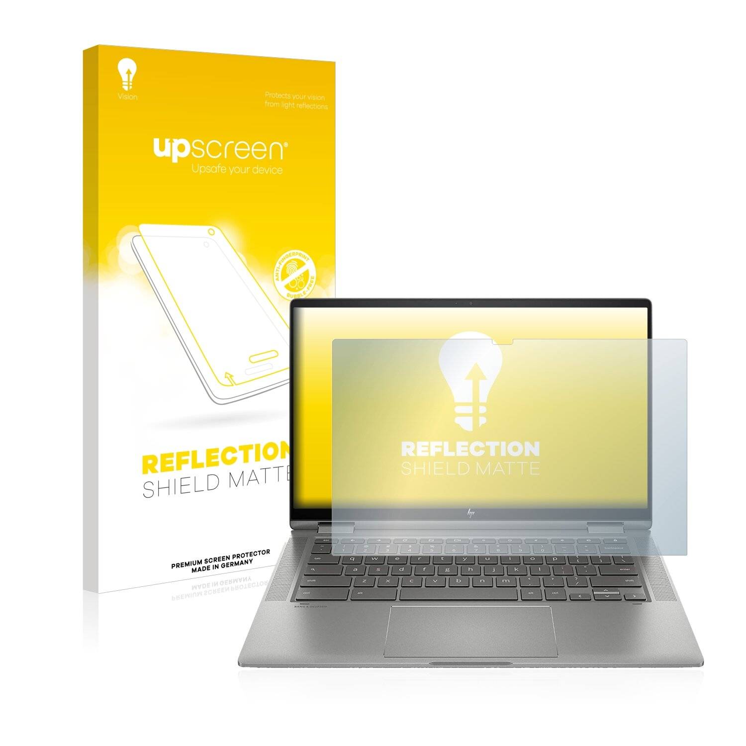 upscreen Reflection Shield Matte Premium Displayschutzfolie für HP Cromebook X360