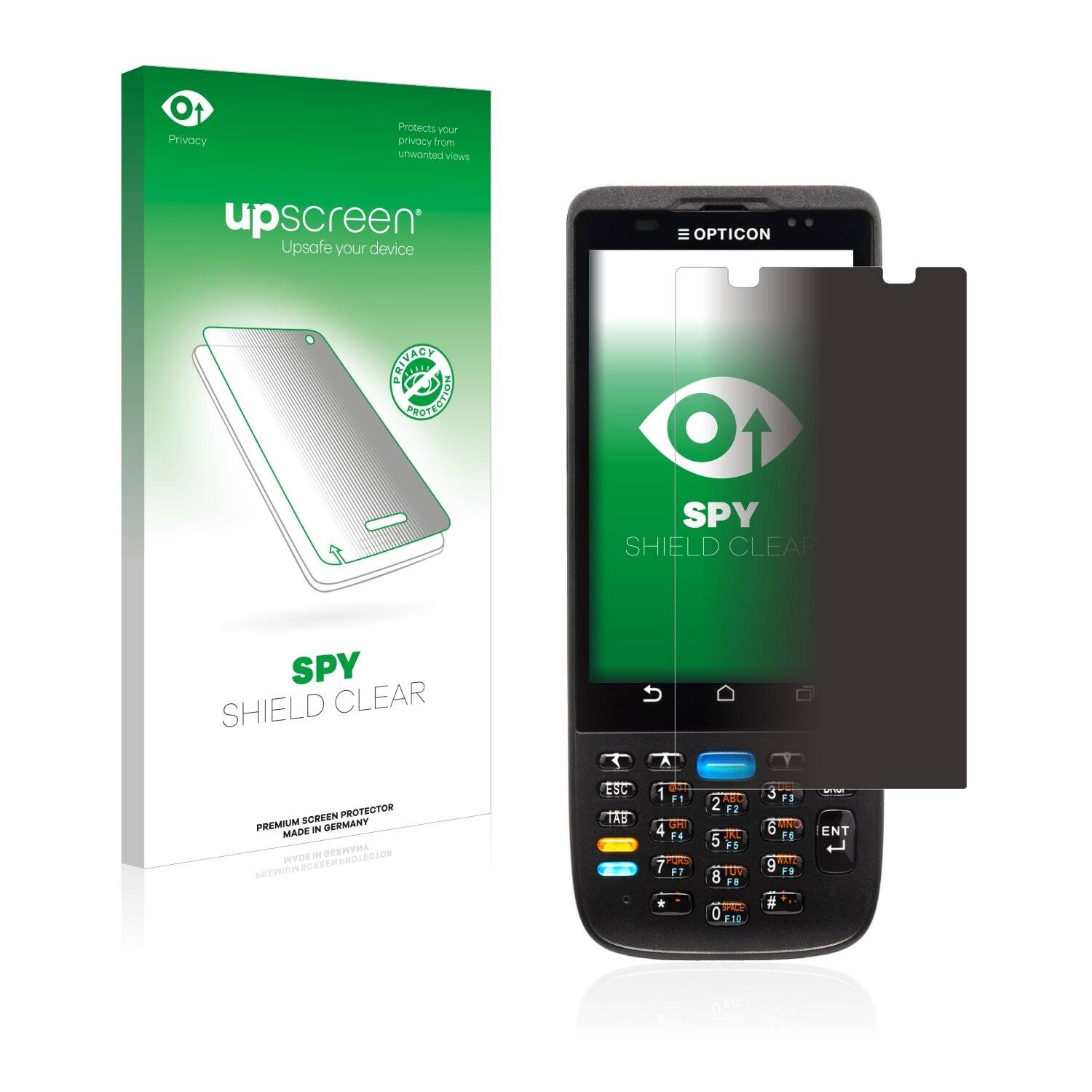 upscreen Spy Shield Clear Premium Blickschutzfolie für Opticon